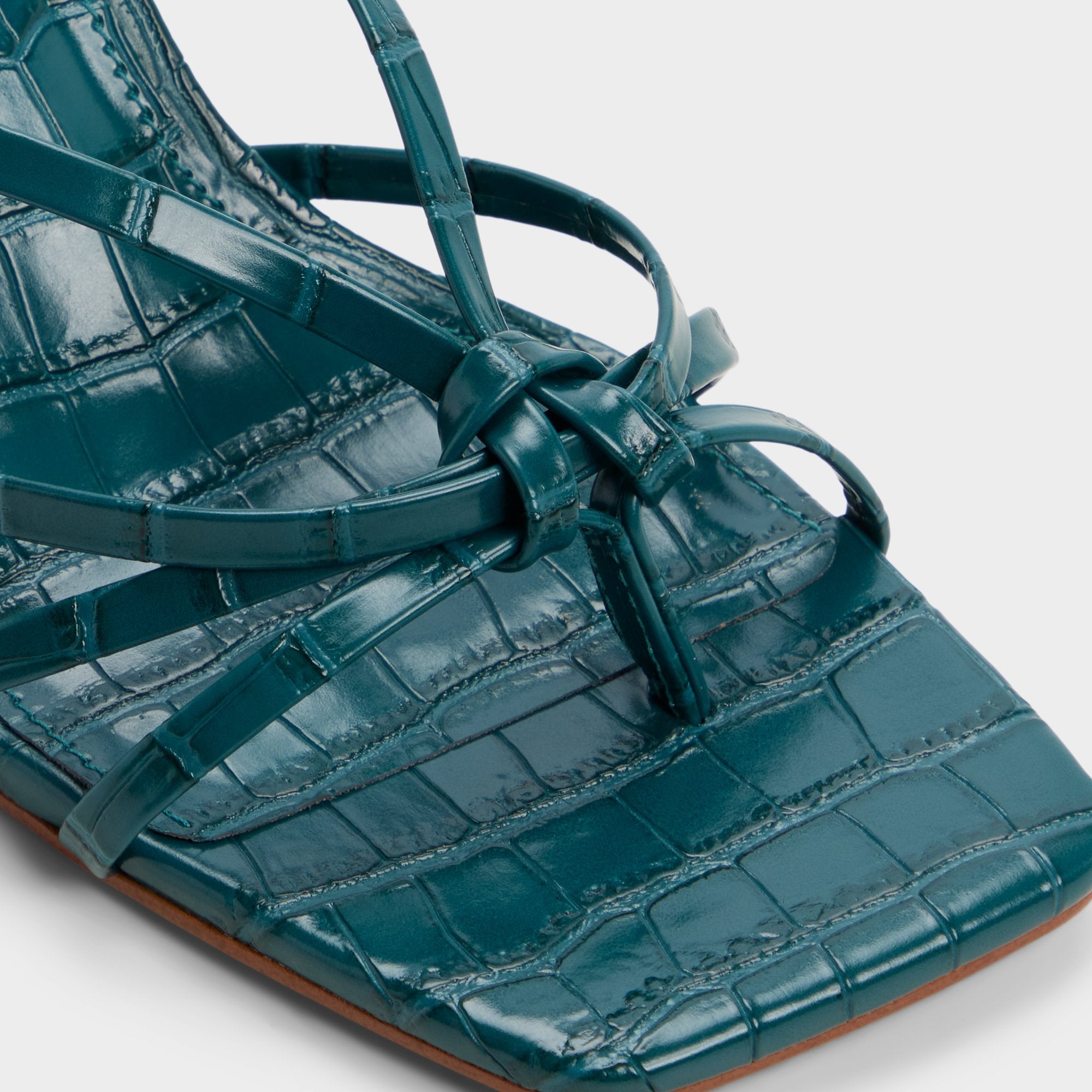 ALDO Lumera mules femme vert talon croco