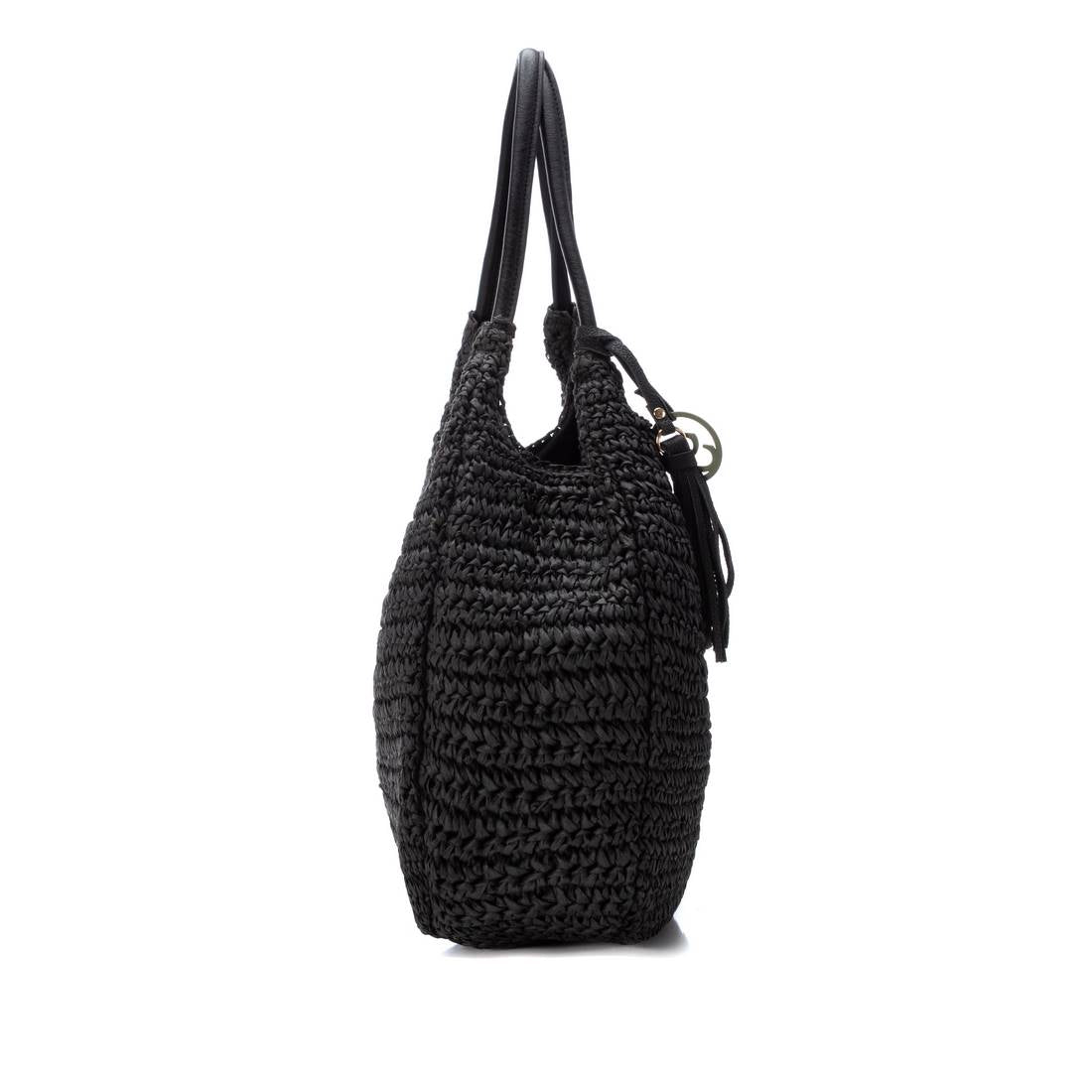 Carmela 18610404 sac épaule raphia noir