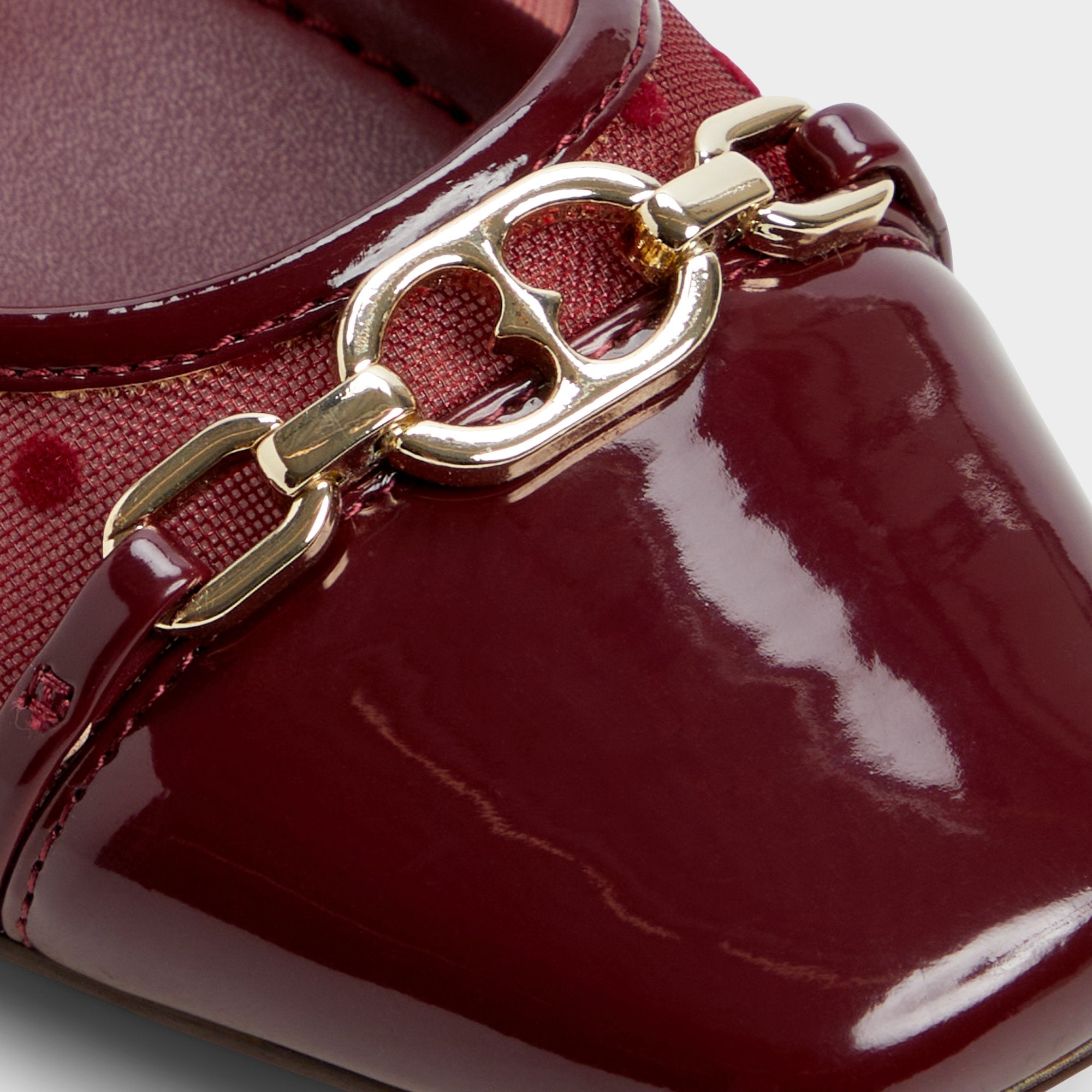 ALDO Krishelle ballerines résille pois cuir véritable