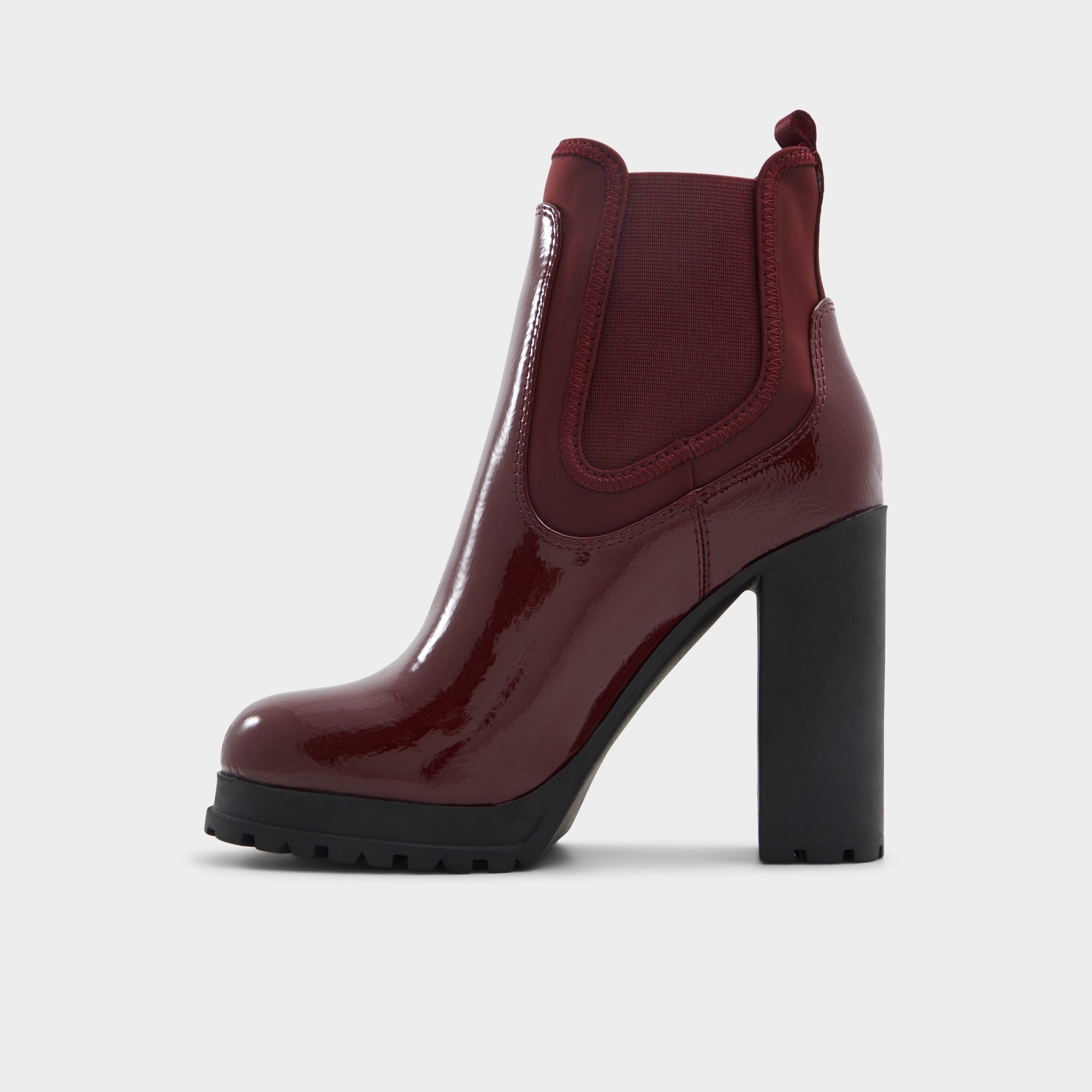 ALDO Bold boots chelsea bordeaux talon bloc