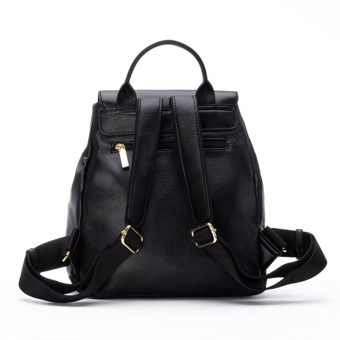 Carmela 18617603 sac à dos femme noir cuir 6 poches
