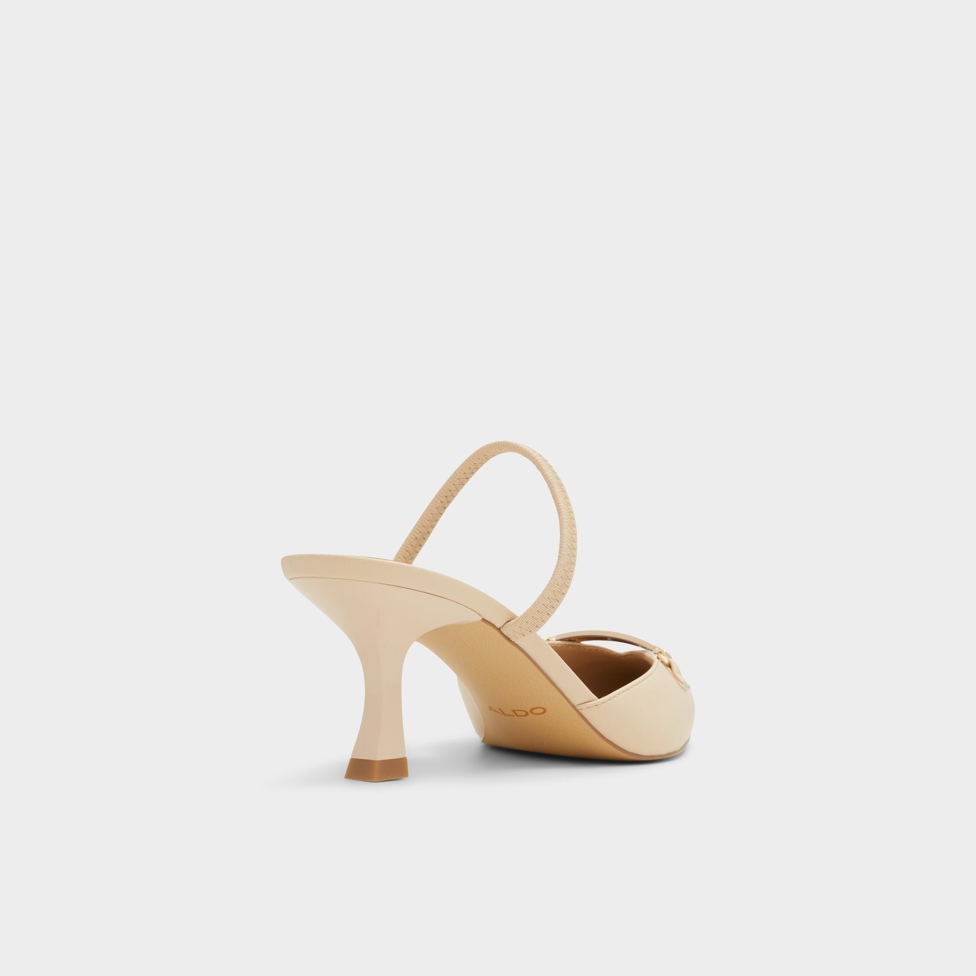 Aldo Nailah mules escarpins beige petit talon