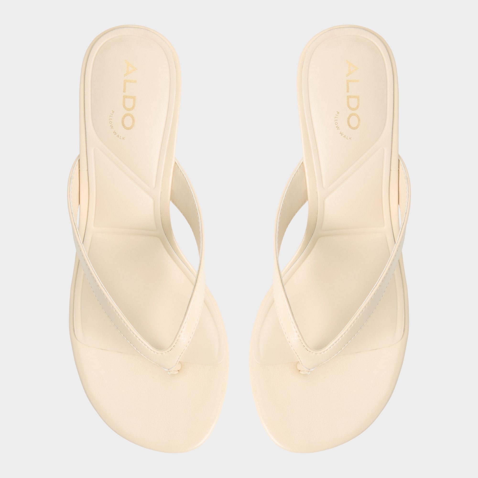 ALDO Jump sandales petit talon blanc
