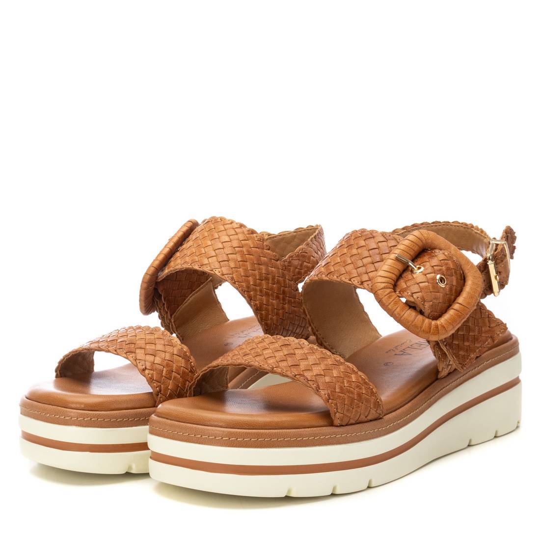 Carmela 16225203 sandales femme camel compensées