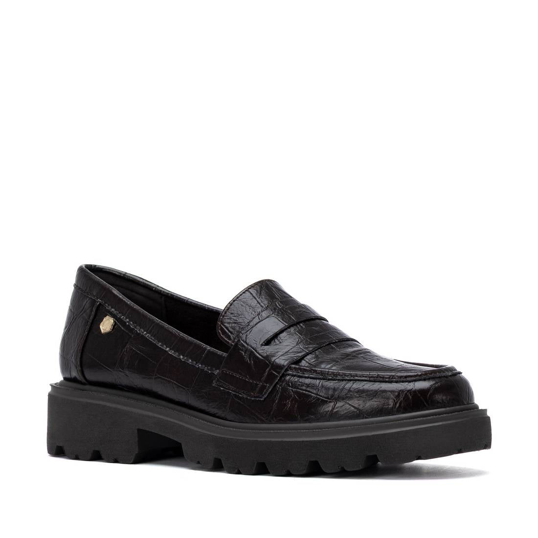 Carmela 16427002 mocassins femme marron talon bas