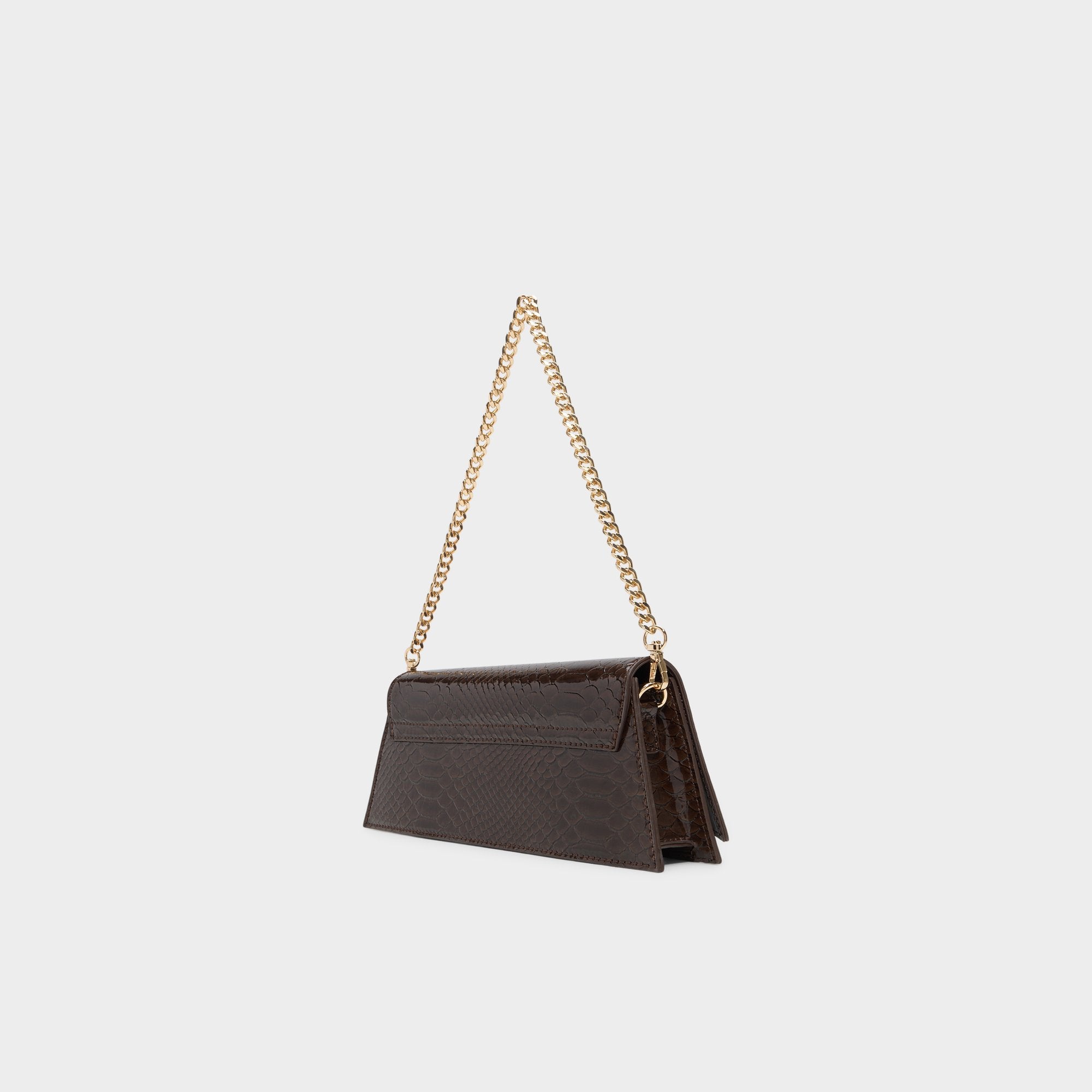 Aldo Mmychaelaa pochette marron imprimé animal