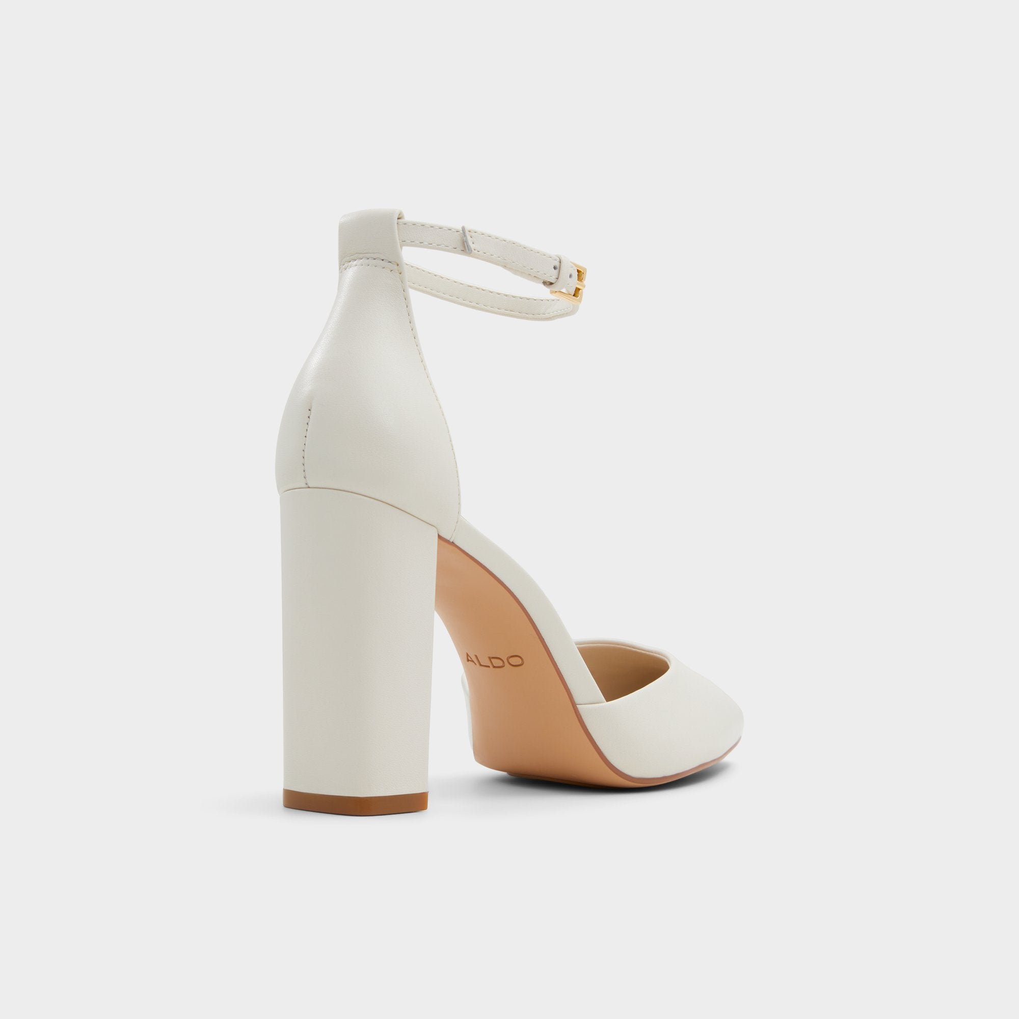 ALDO Faith escarpins blancs talon bloc brides