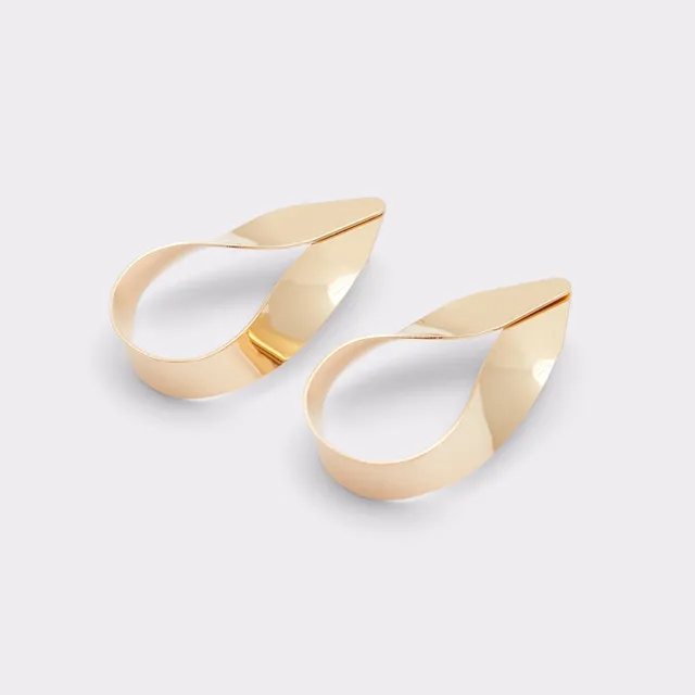 Aldo Zelma boucles d'oreilles pendantes dorées