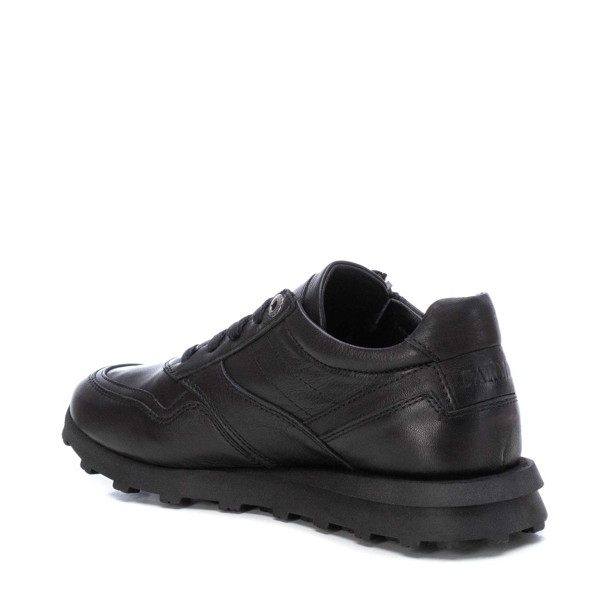 Carmela 16031603 sneaker cuir noir zip