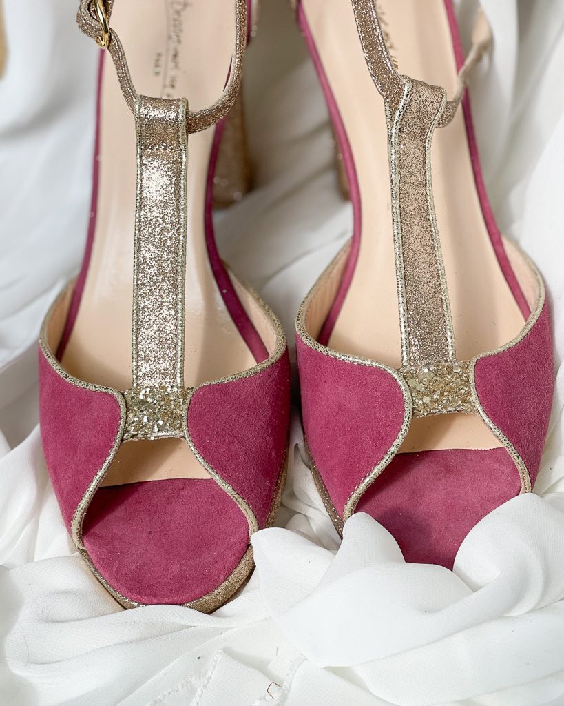 Dessine Moi Un Soulier Charlotte sandales talon rose pivoine 40