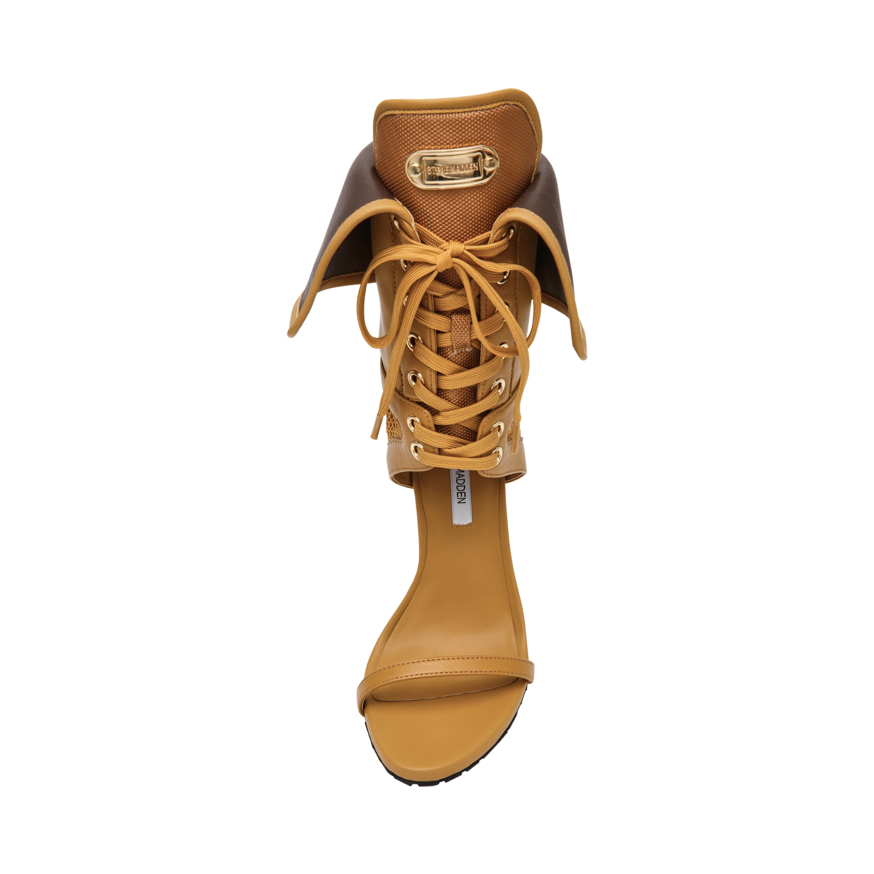 Steve Madden Casella-Lug sandale blé talon 10 cm