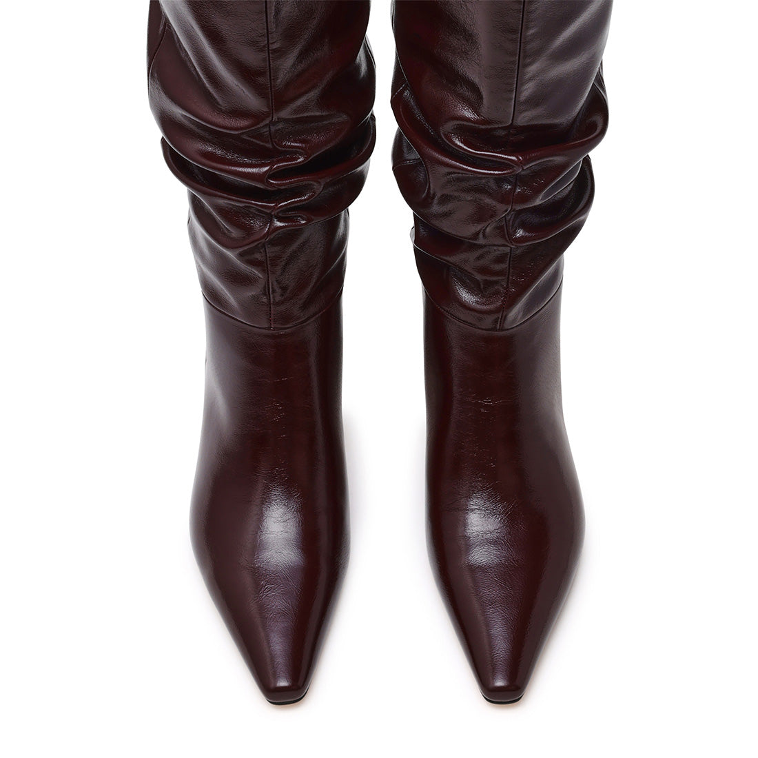 Steve Madden Clear-Cut bottines bordeaux talon 4,5 cm