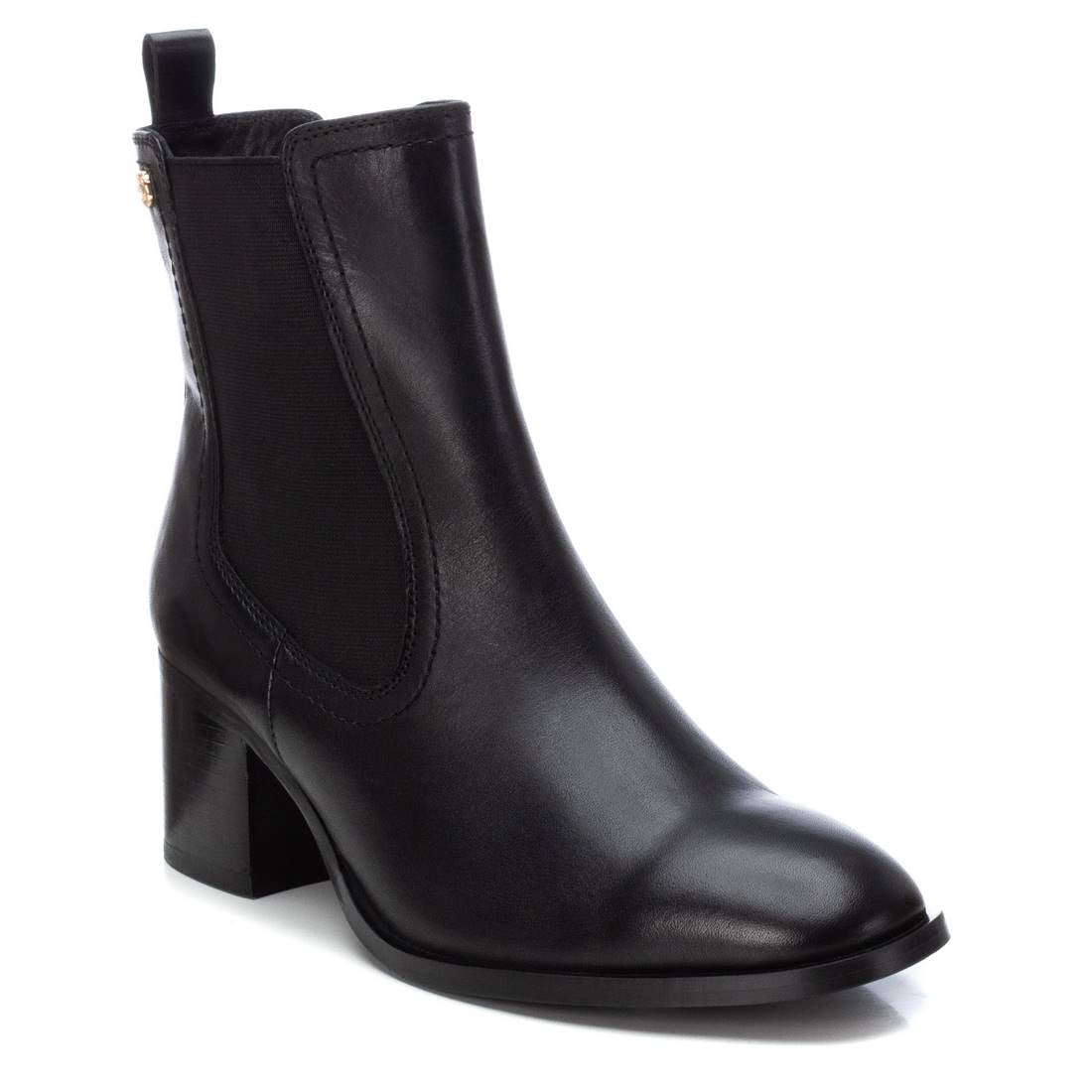 Carmela 16177201 bottines femme noir cuir talon 5 cm