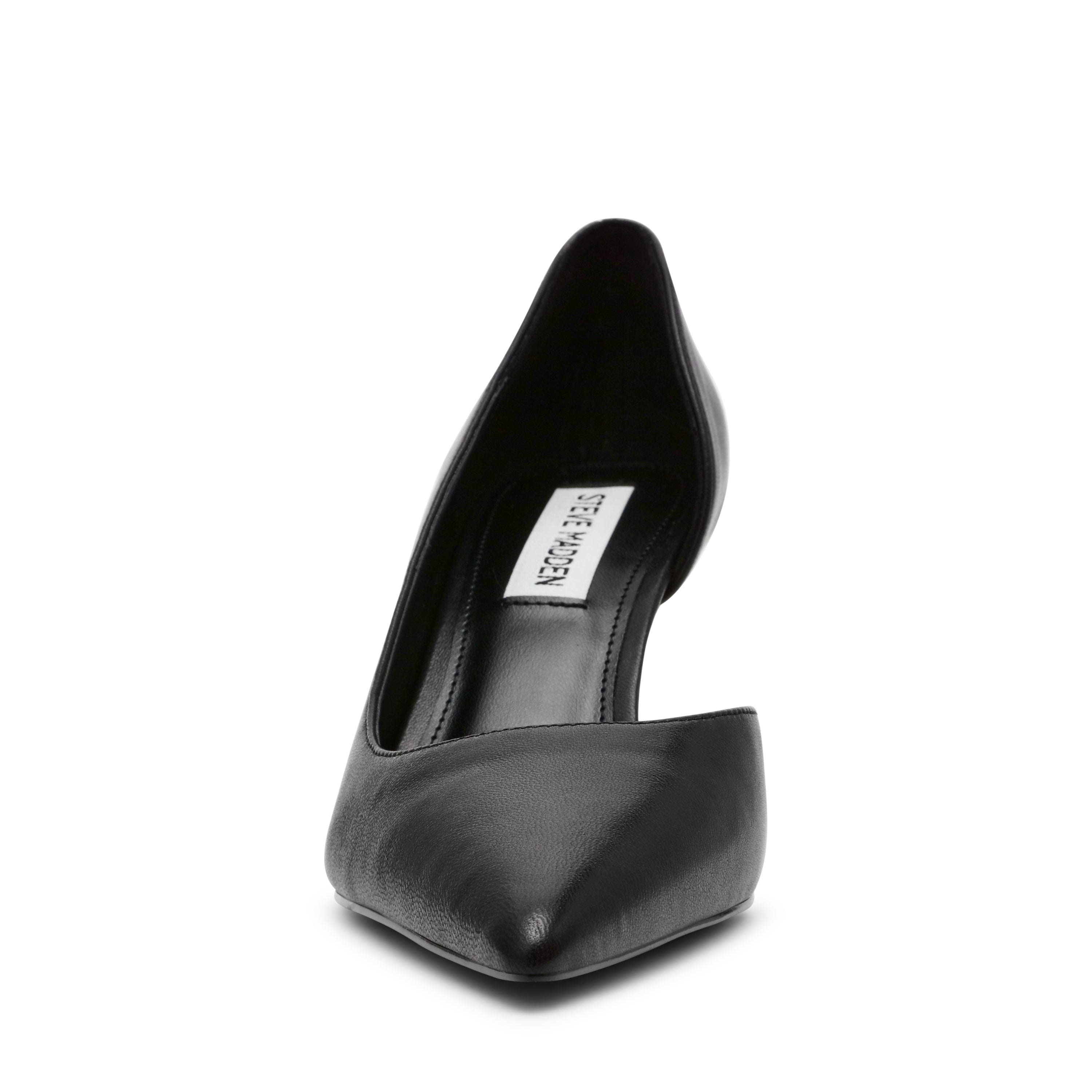 Steve Madden Vena escarpin cuir noir talon 8,5 cm