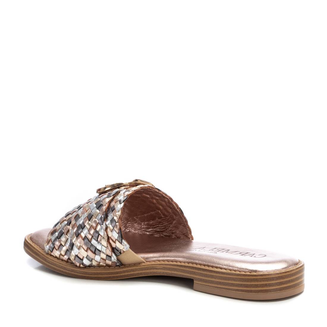 Carmela 16219804 sandales femme nude cuir plates