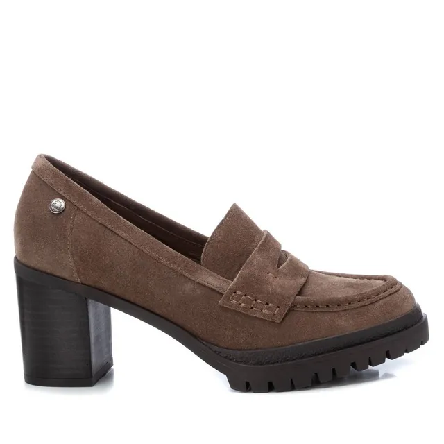 Carmela 16037103 mocassins cuir marron talon 8 cm