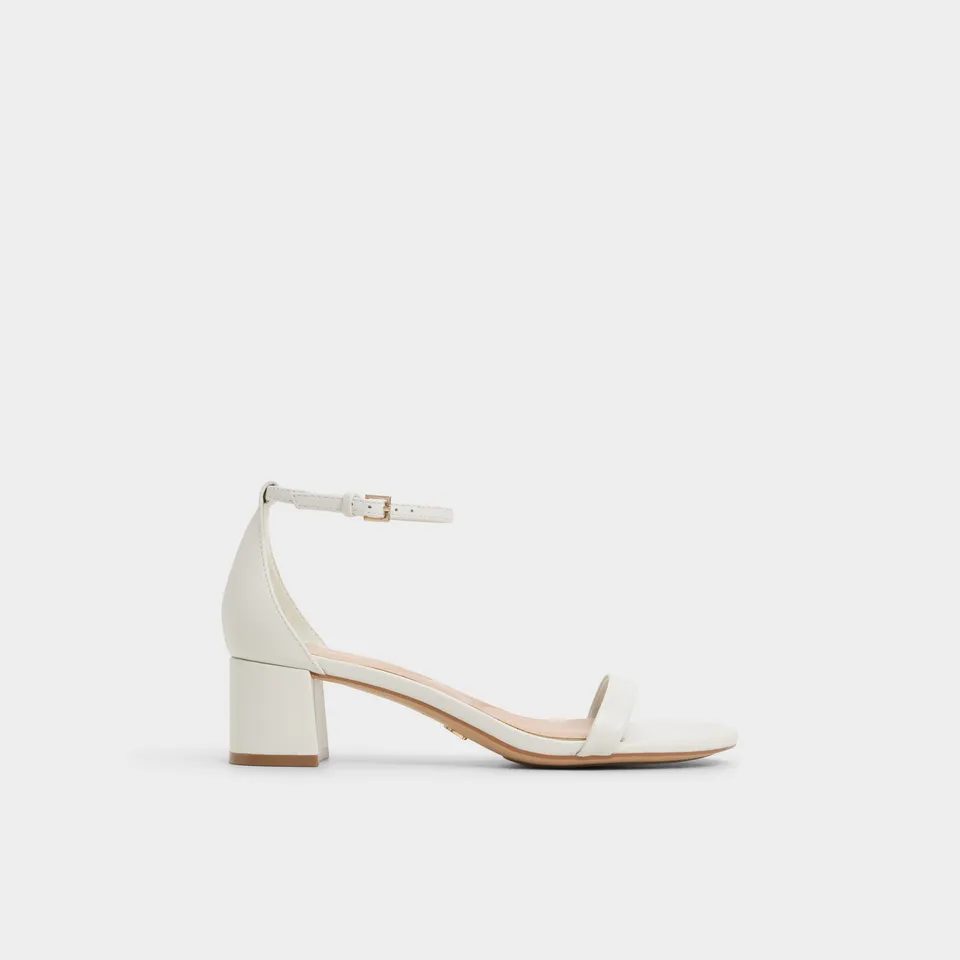 ALDO Calliope sandales blanches talon carré