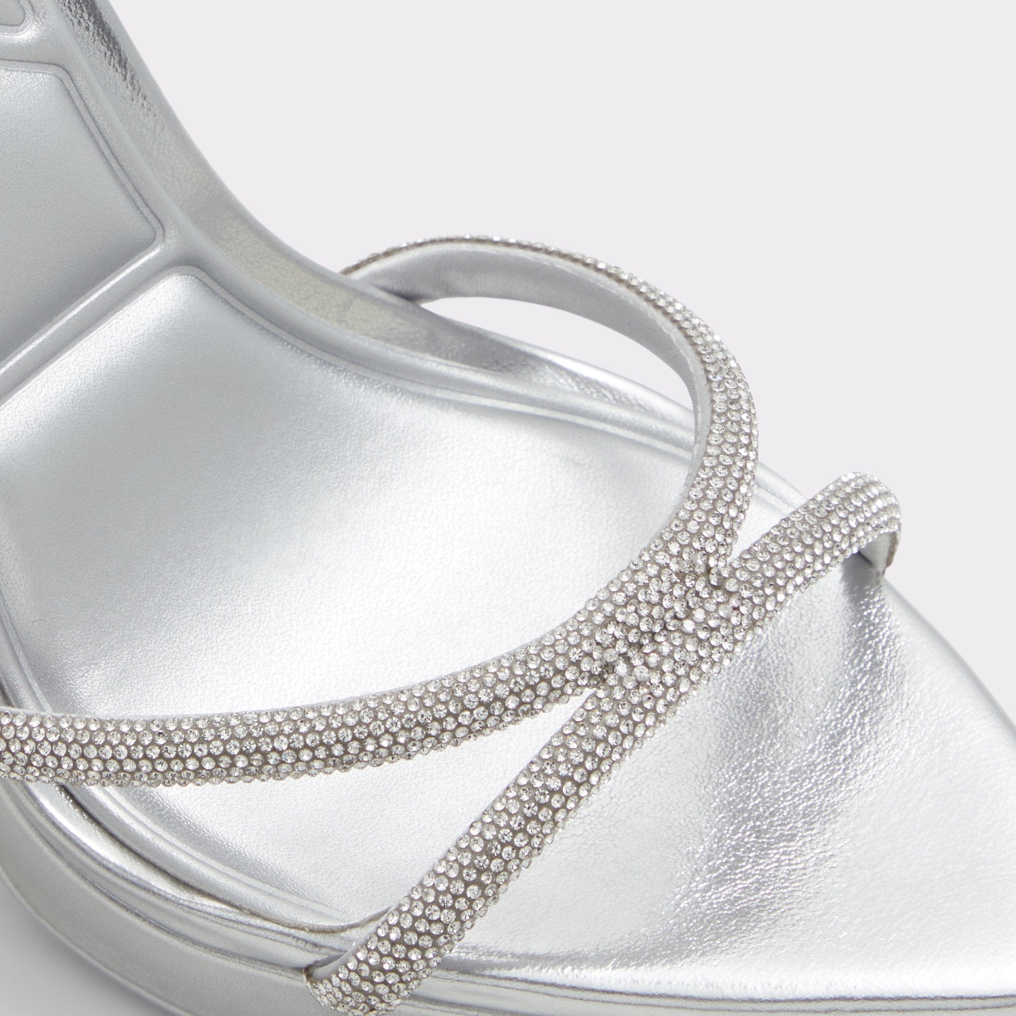 ALDO Izabella sandales strass argenté plateforme