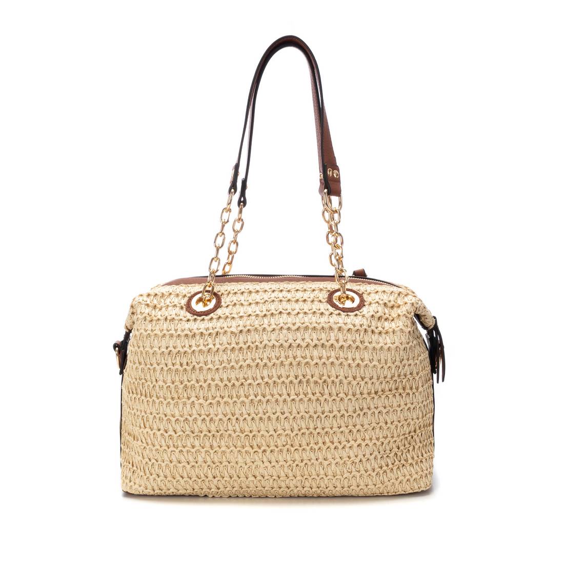 Carmela 18608701 sac épaule rafia marron 23x36cm
