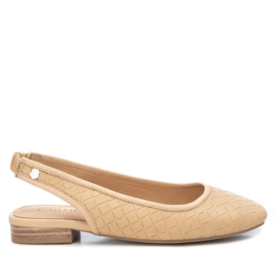 Carmela 16062401 ballerine femme marron cuir élastique