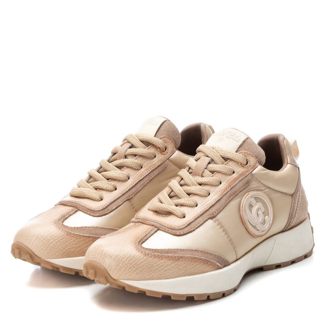 Carmela 16111704 sneaker femme blanc cuir lacets