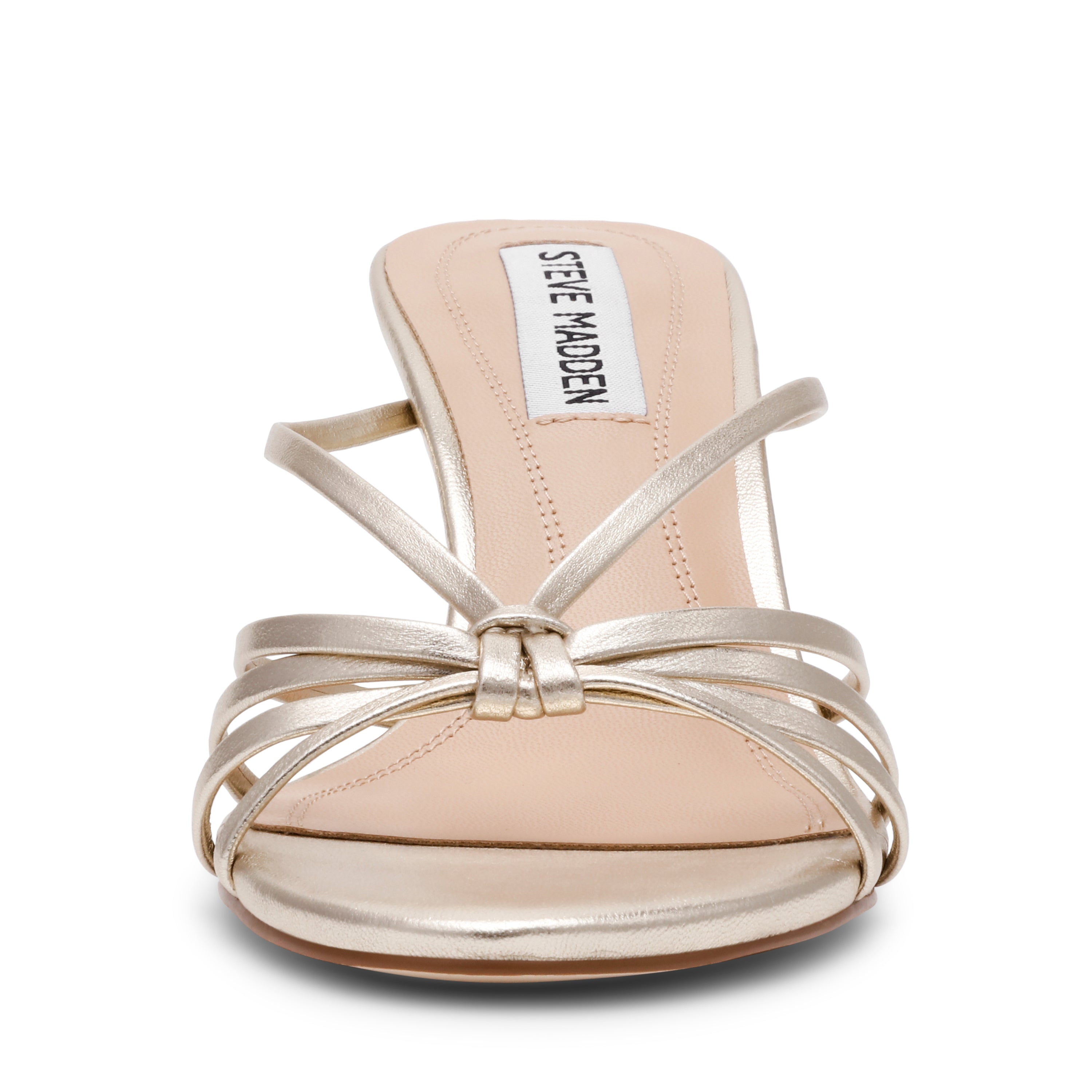 Steve Madden Edna sandales champagne cuir 6 cm