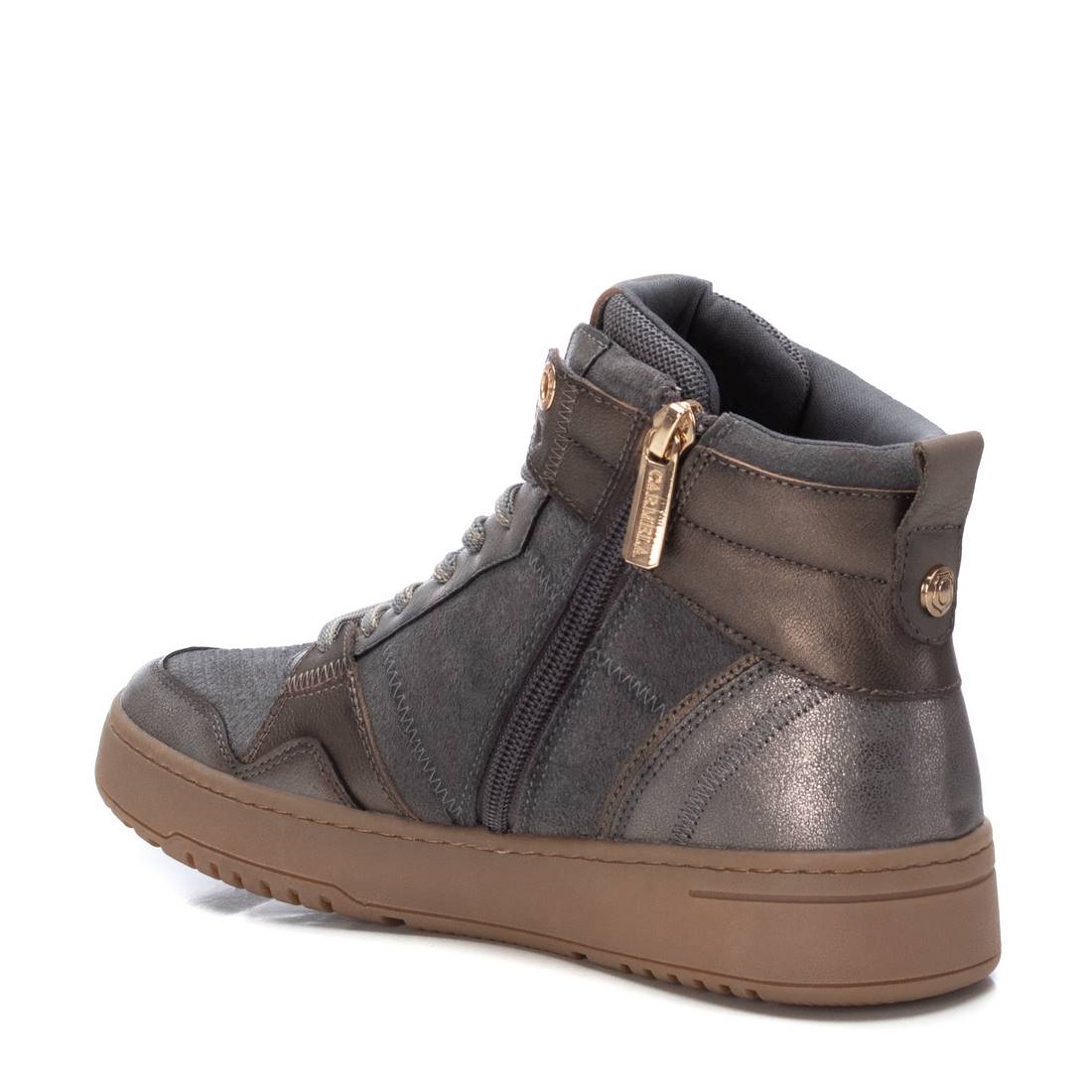 Carmela 16180904 bottine sport cuir gris semelle amovible