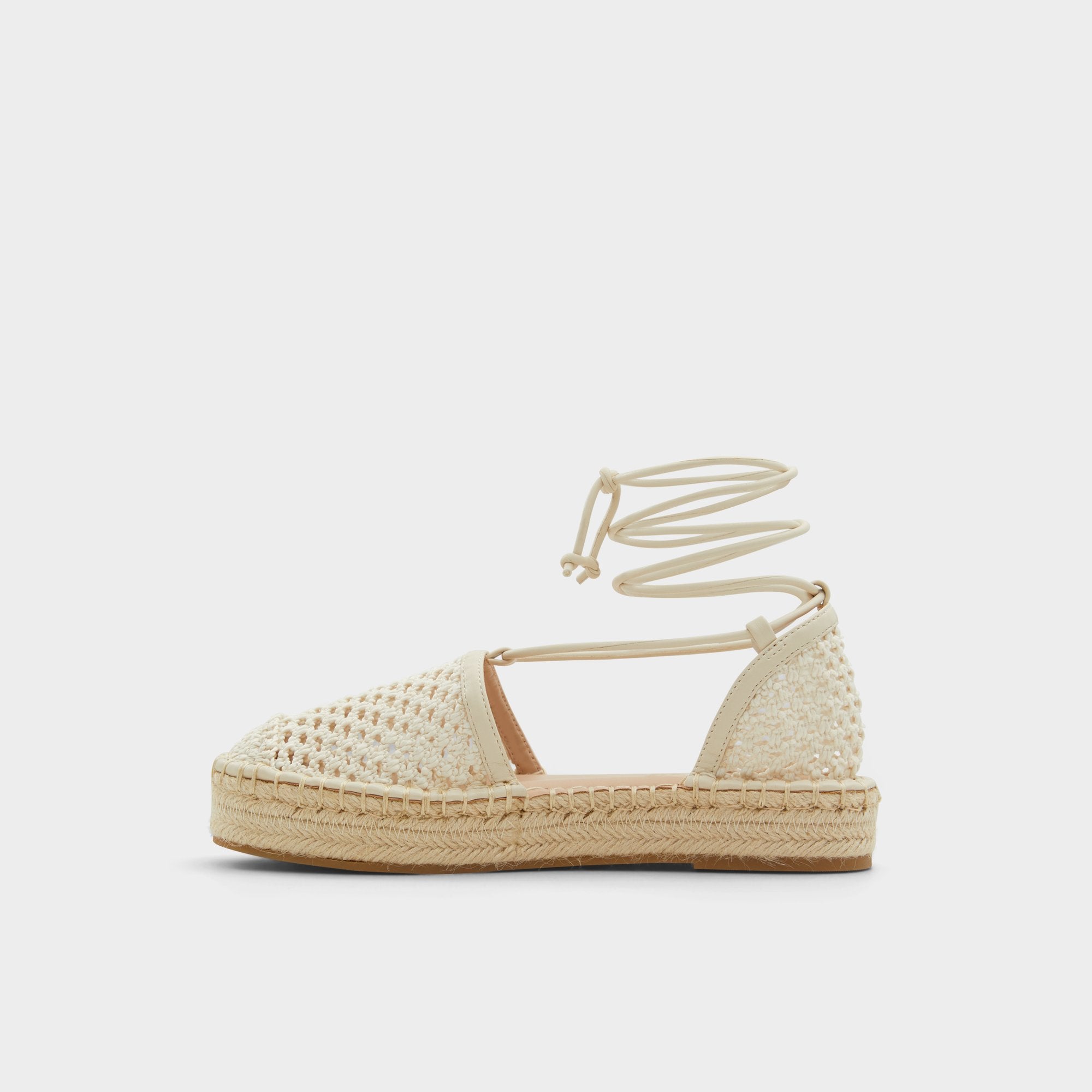 ALDO Picot espadrilles crochet beige été