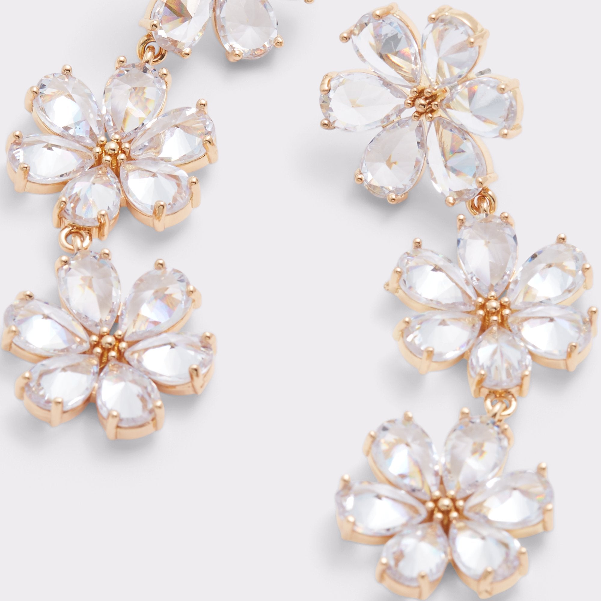 ALDO Gelabale boucles d'oreilles chandelier doré