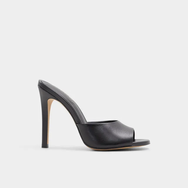 ALDO Marcelia mules noires à talon confort