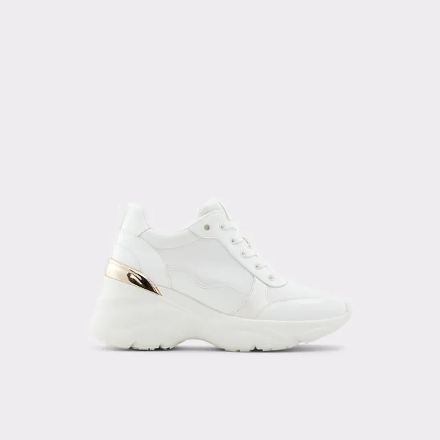 ALDO Dardoviel baskets compensées blanches