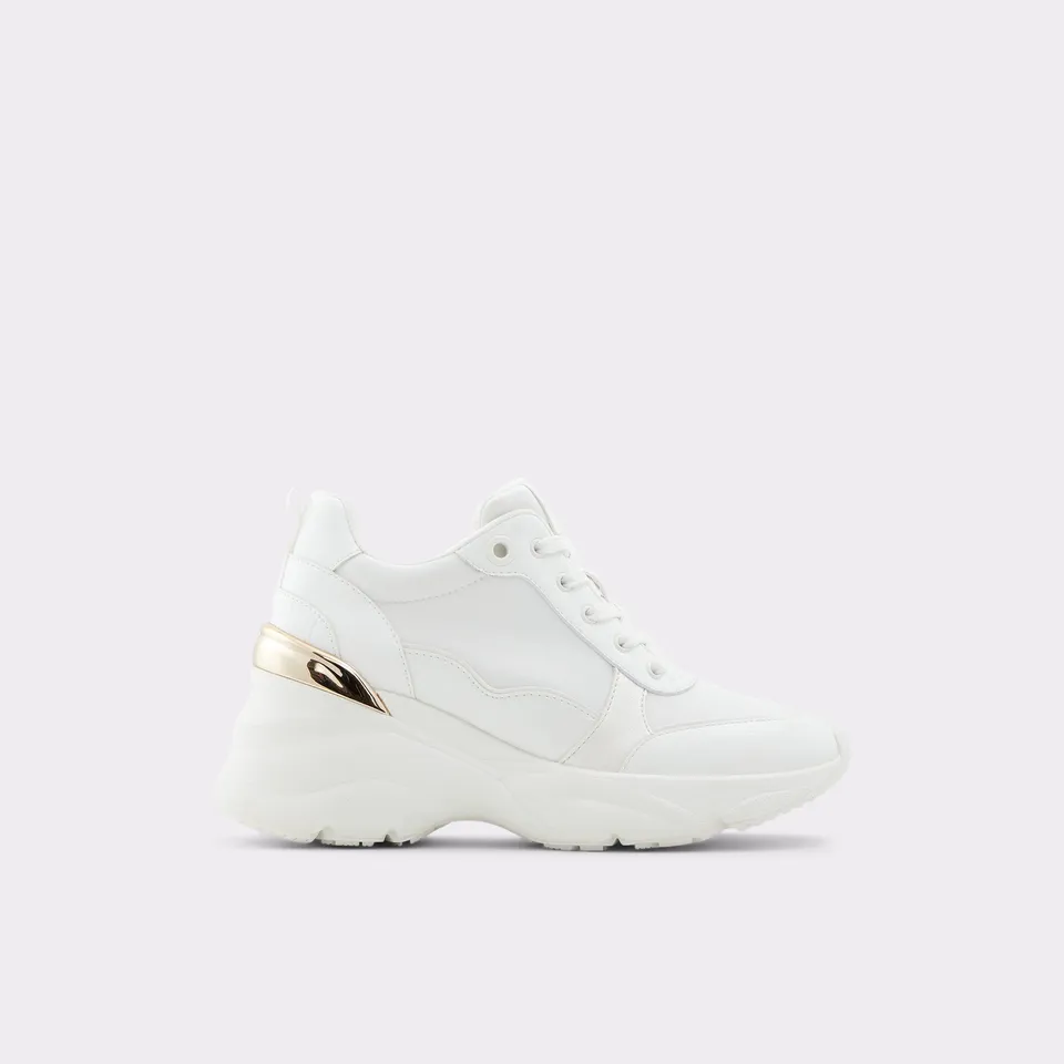 ALDO Dardoviel baskets compensées blanches