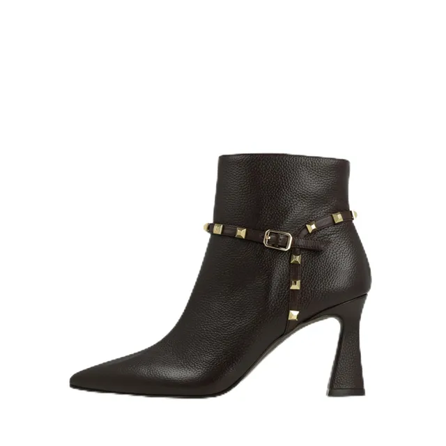 LODI RELLE bottines marron cuir femme