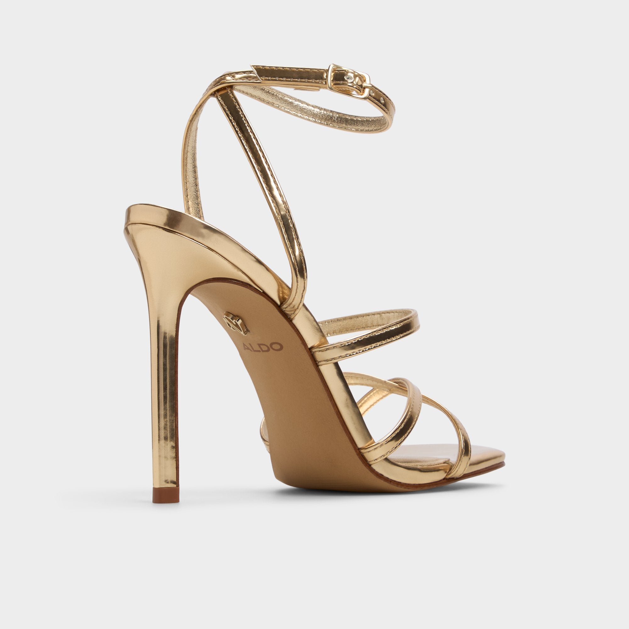 ALDO Galoi sandales à talon doré brides fines