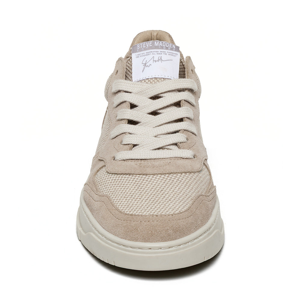 Steve Madden Shawn-E baskets homme beige multi suède 3 cm