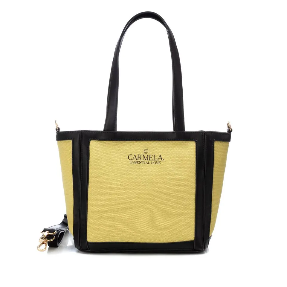 Carmela 18609405 sac épaule textile jaune 30x45