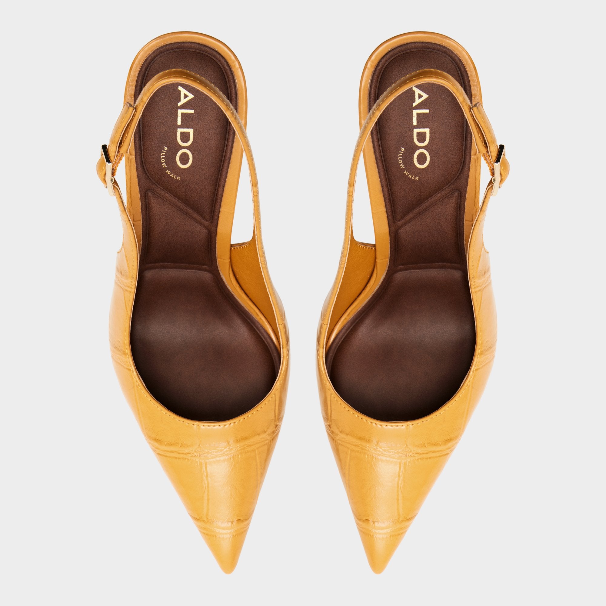 ALDO Stessysling 2.0 escarpins orange effet croco