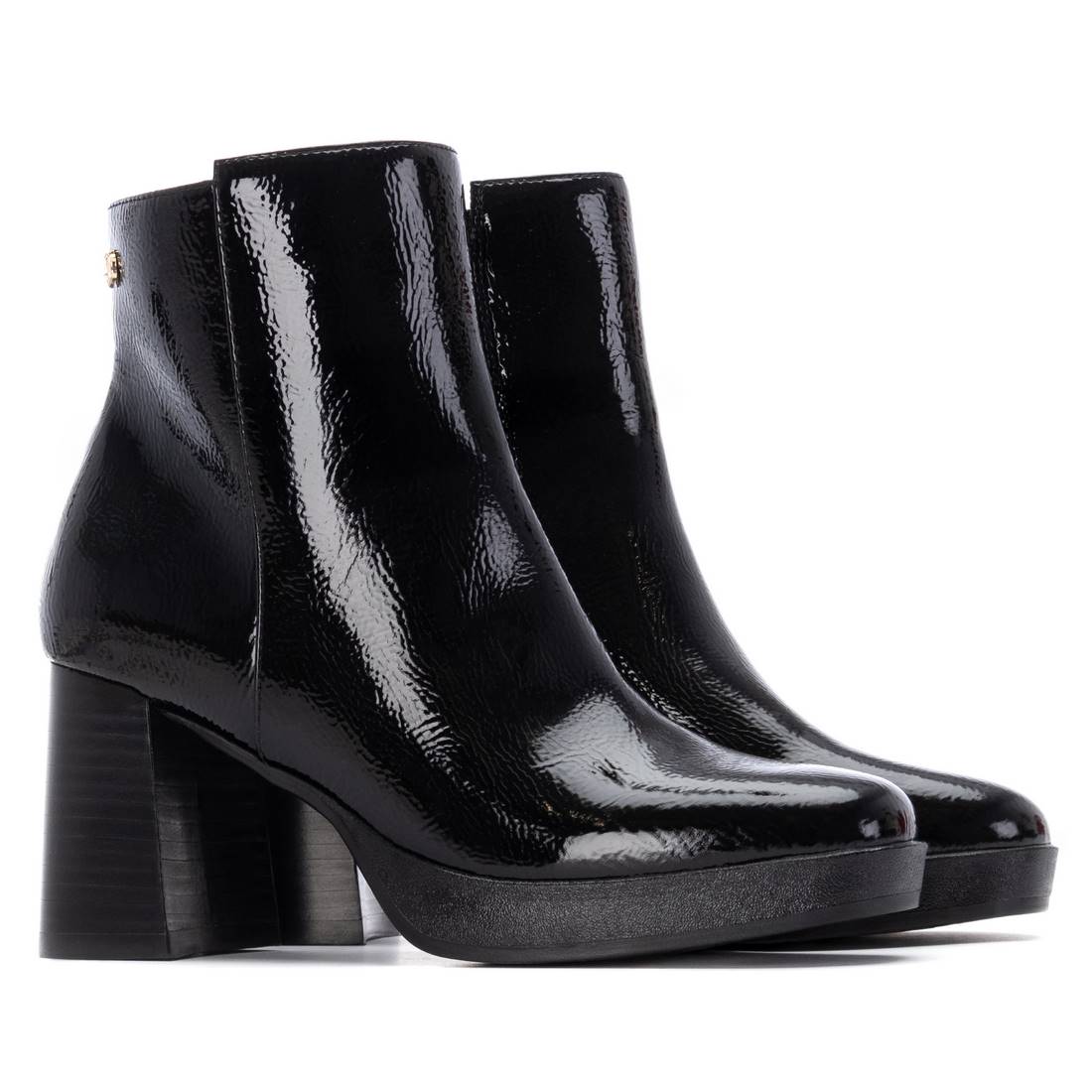 Carmela 16271902 bottine noir vernis talon