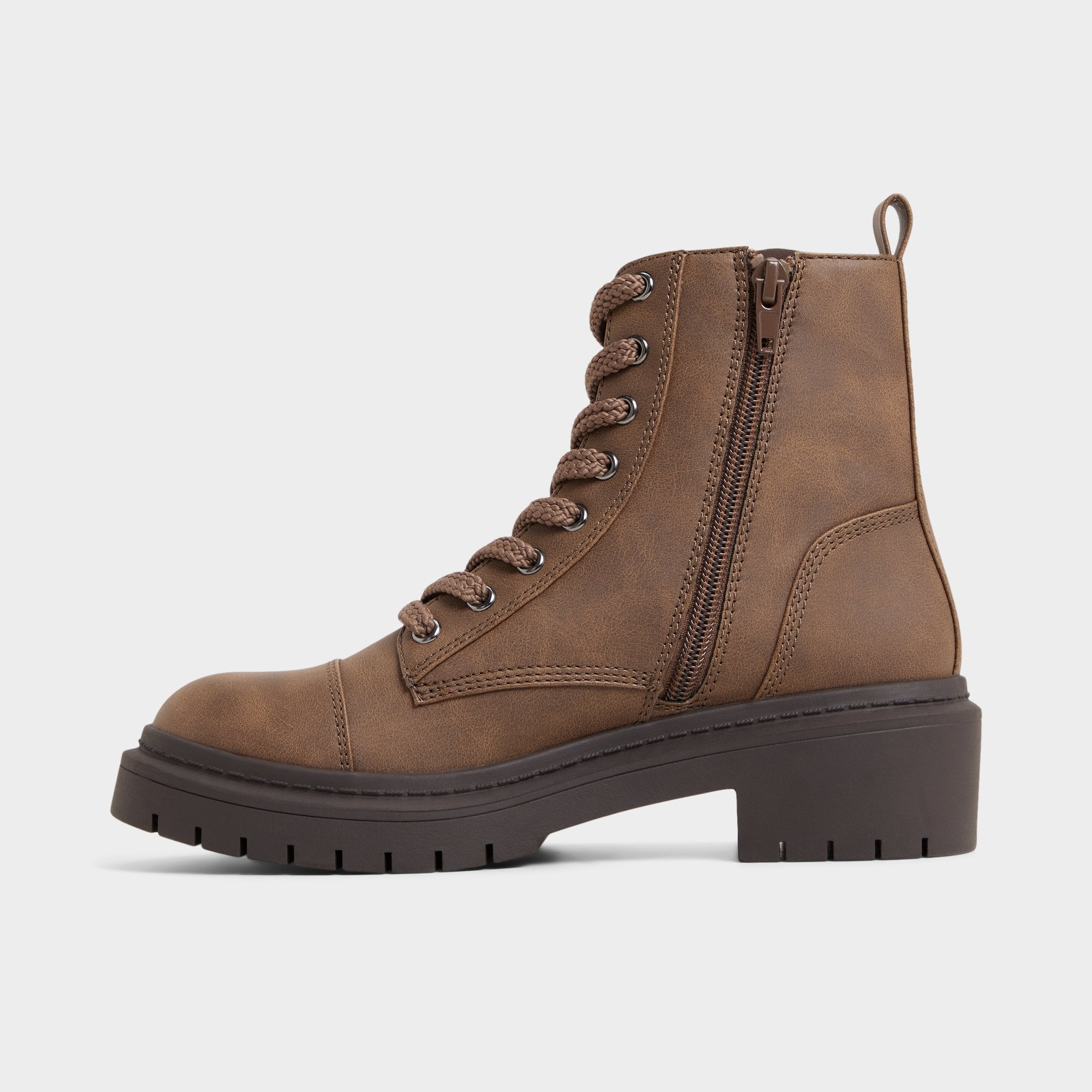 Aldo Goer bottines combat marron à semelle crantée