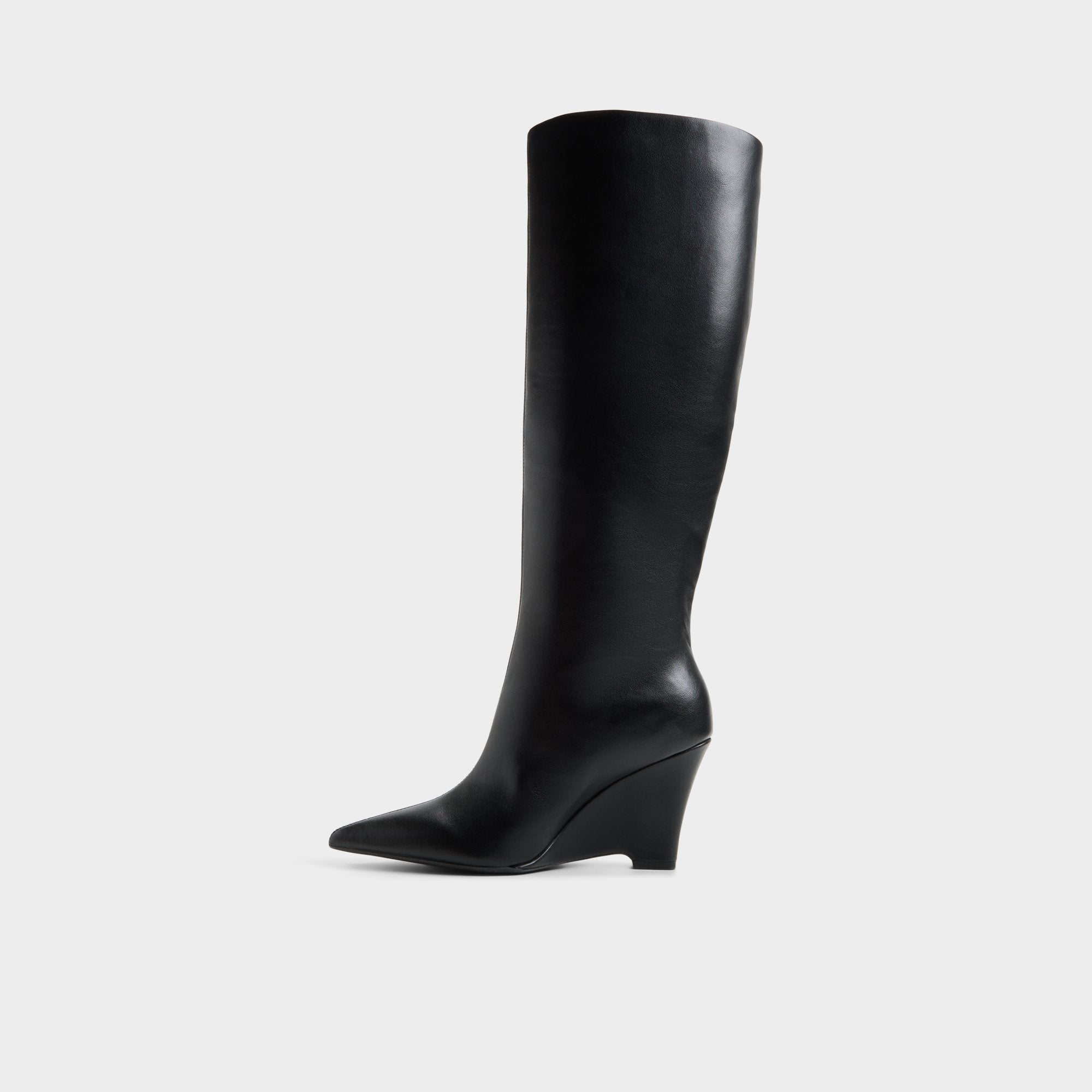 Aldo Zalya bottes genou noires talon compensé