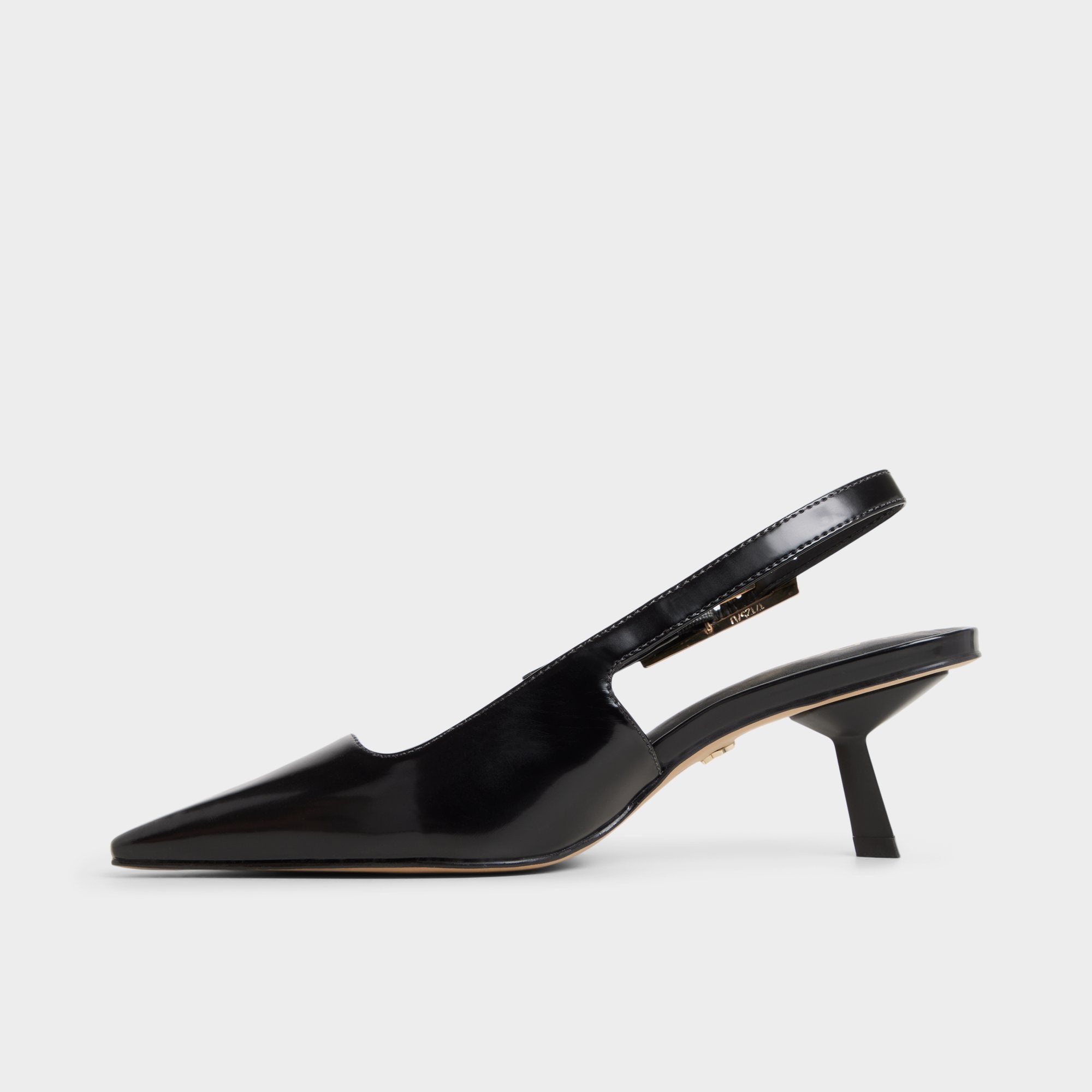 ALDO Nealie slingback cuir verni noir