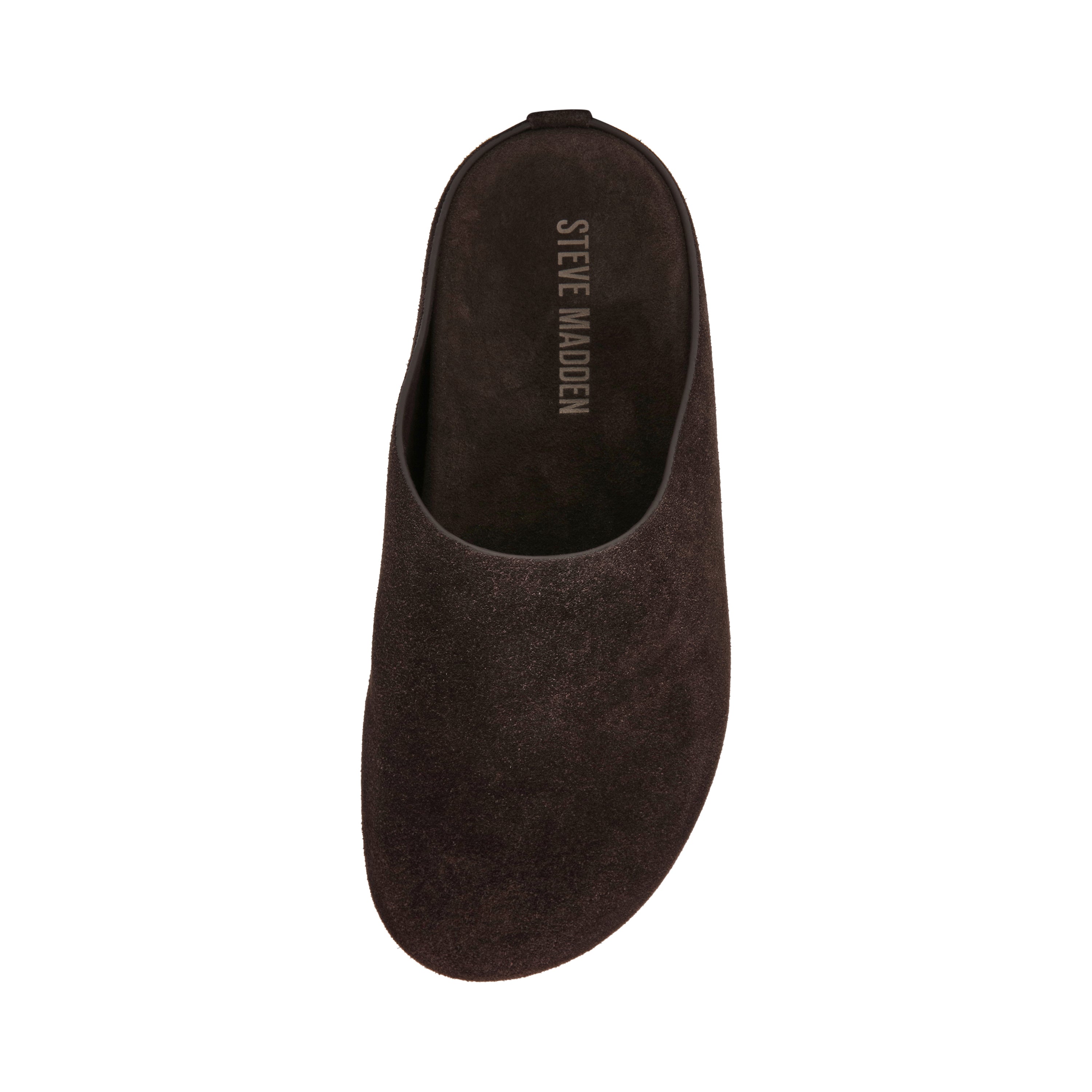 Steve Madden Fern mule daim marron plate 1,5 cm
