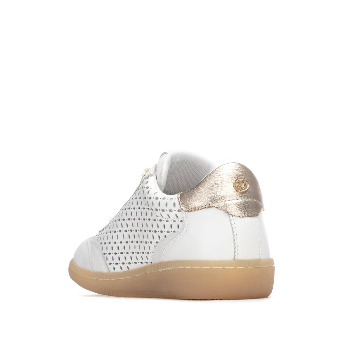 Carmela 16312006 basket femme blanche cuir lacets