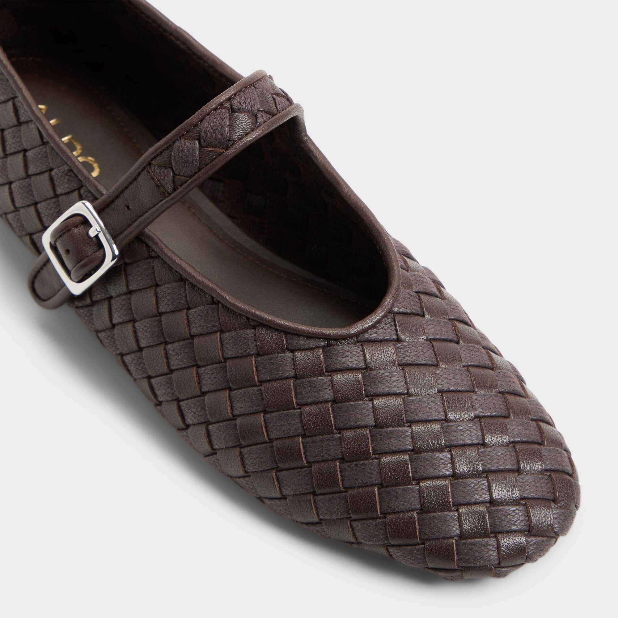 ALDO Alissia ballerines Mary Jane tissées marron
