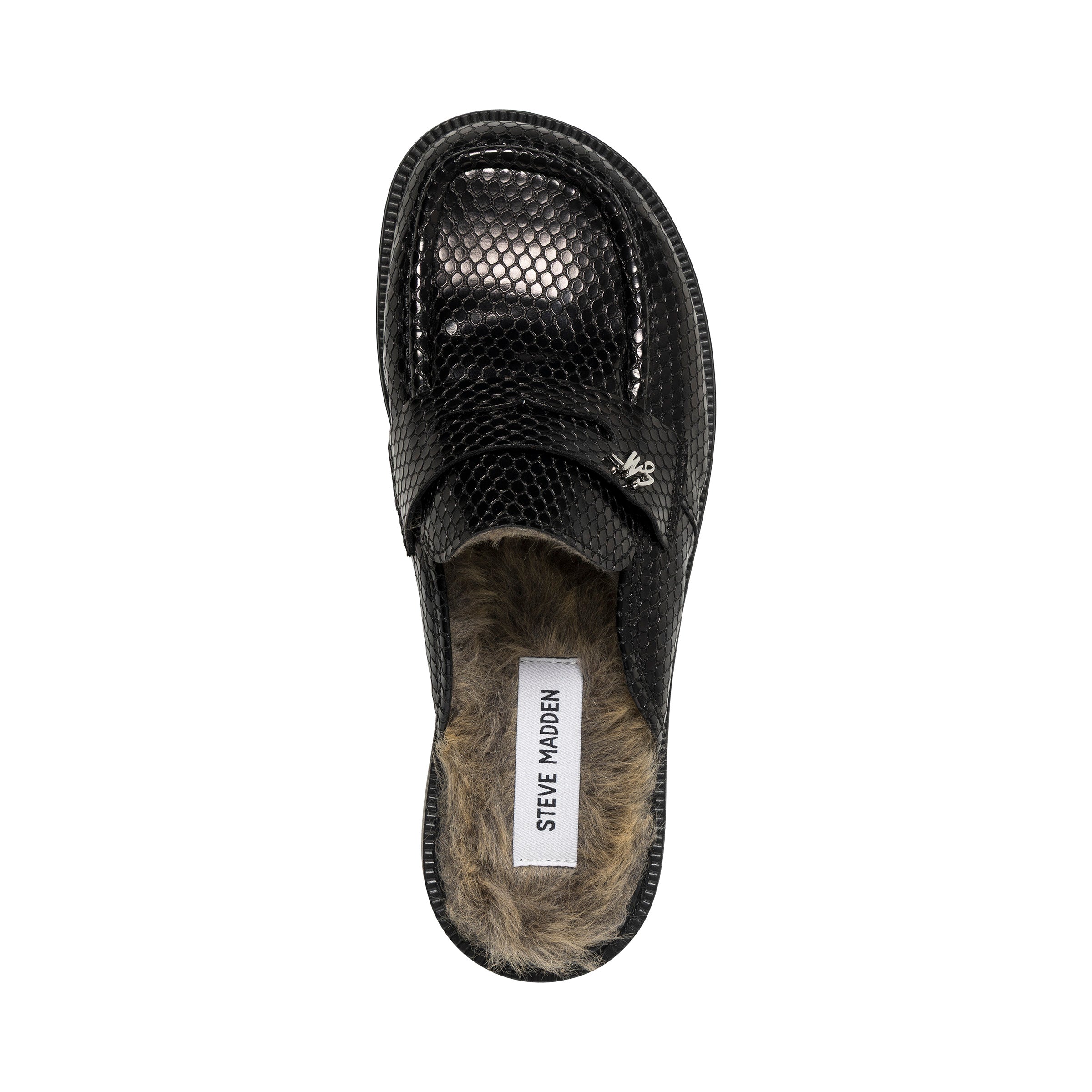 Steve Madden Isabeau-F mules serpent noir