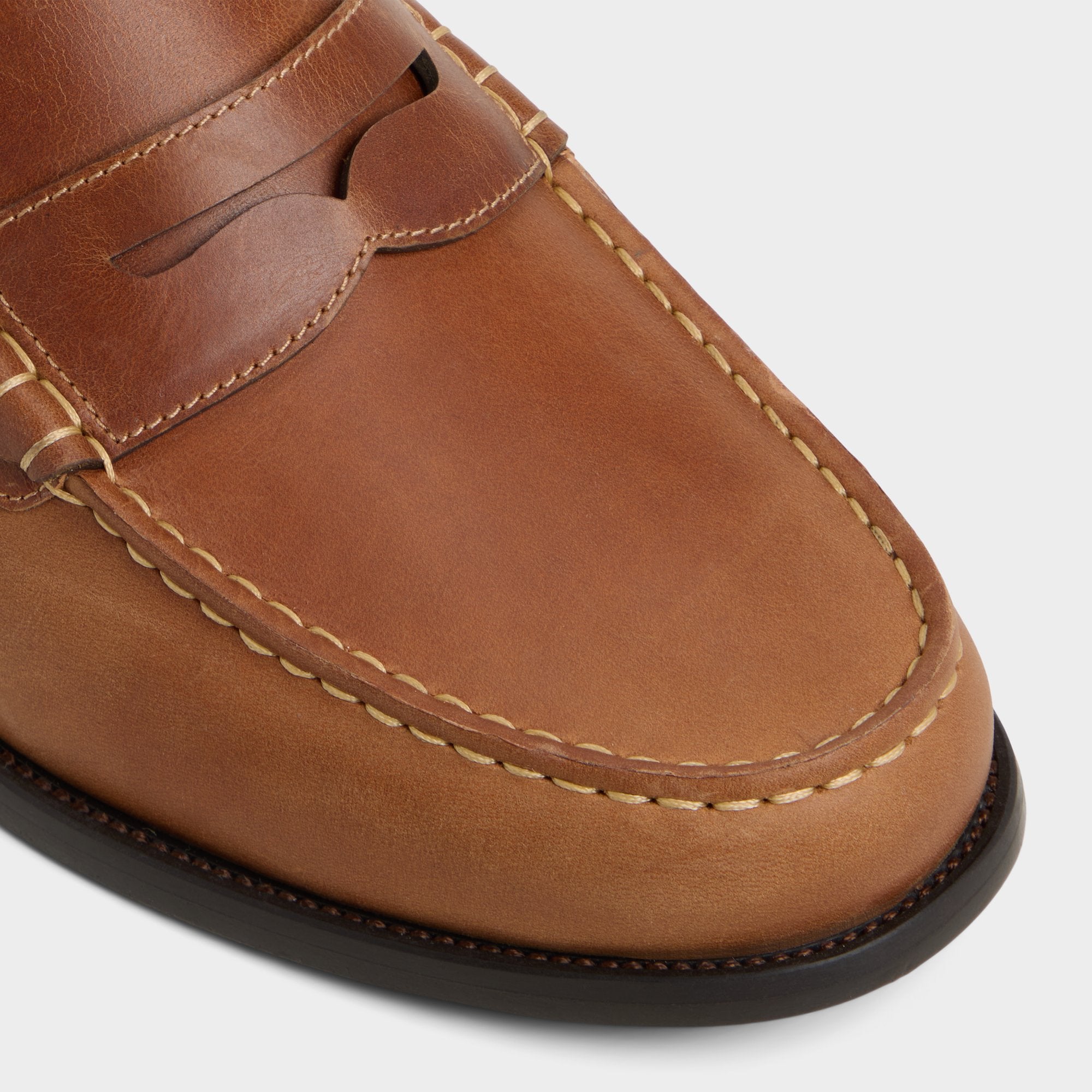 ALDO Jarom mocassin penny marron cuir véritable