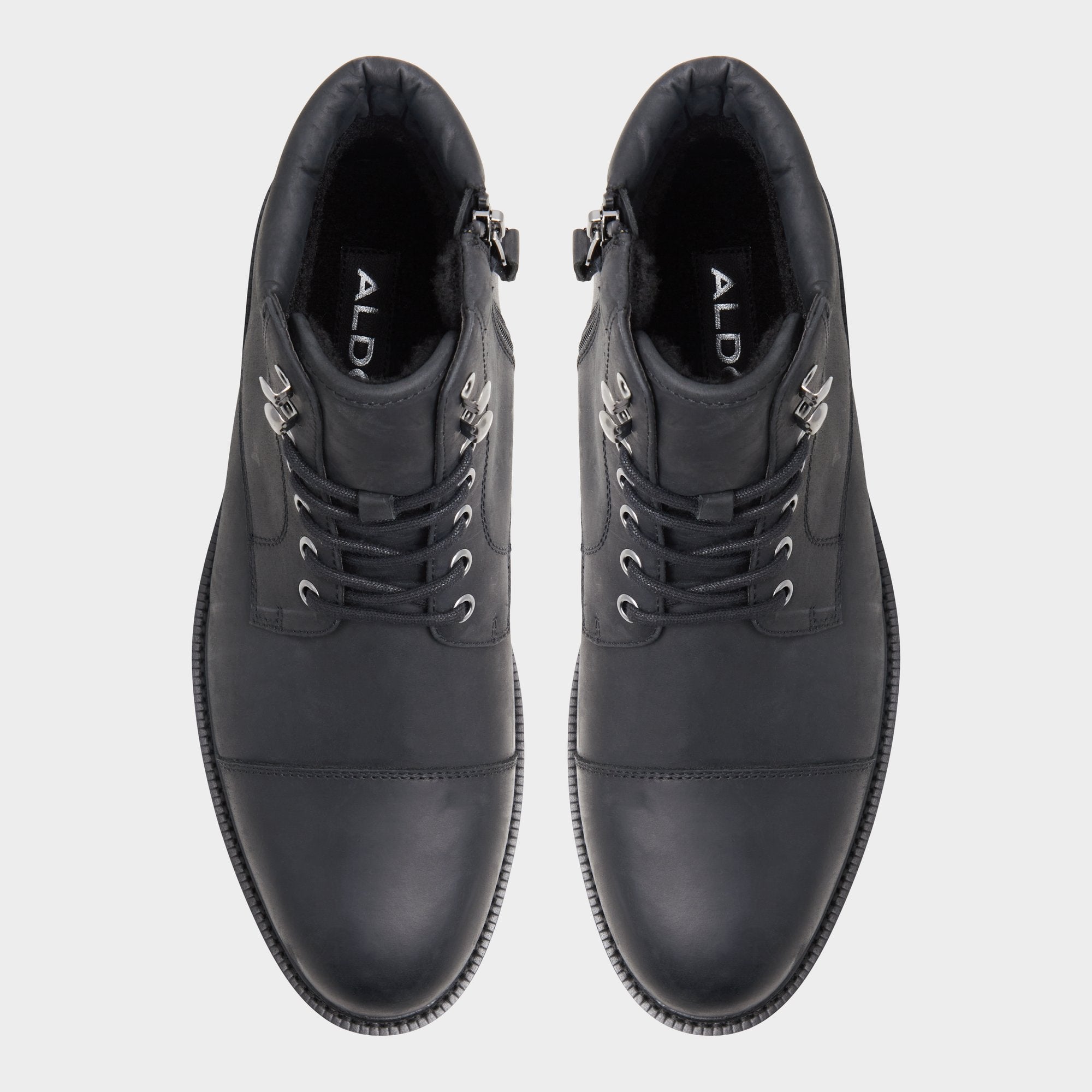 ALDO Darion bottines à lacets noires combat