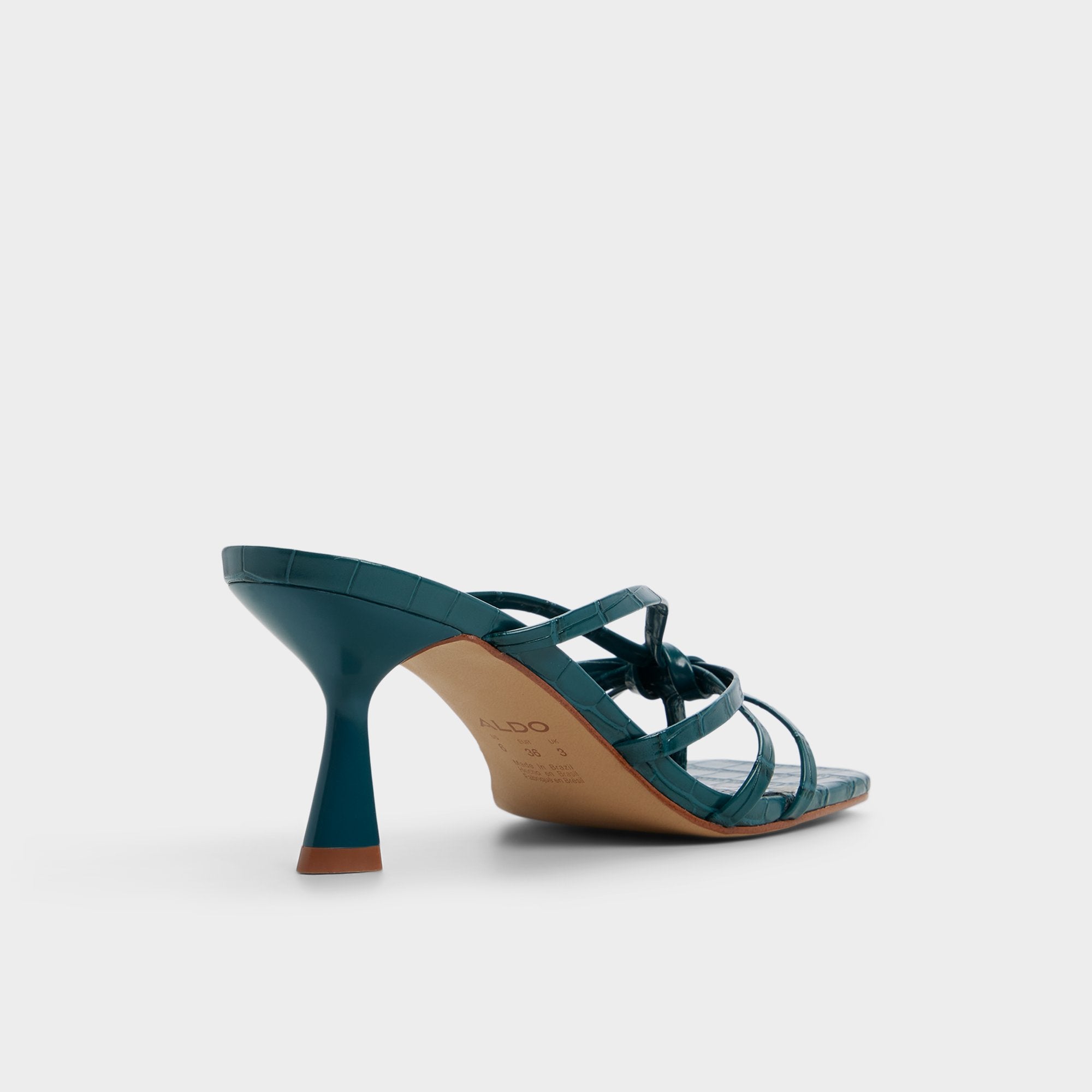 ALDO Lumera mules femme vert talon croco
