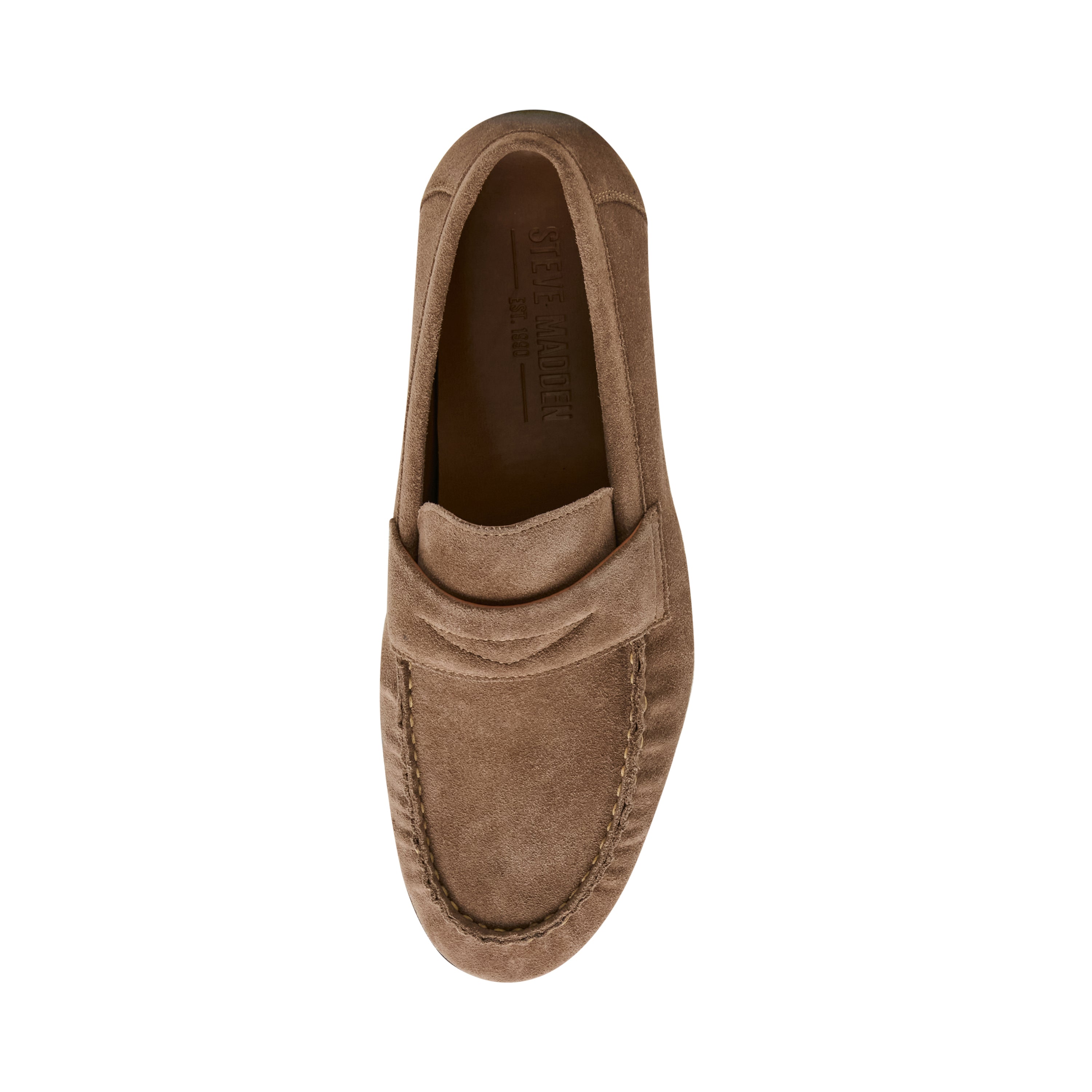 Steve Madden Passage mocassin daim taupe homme
