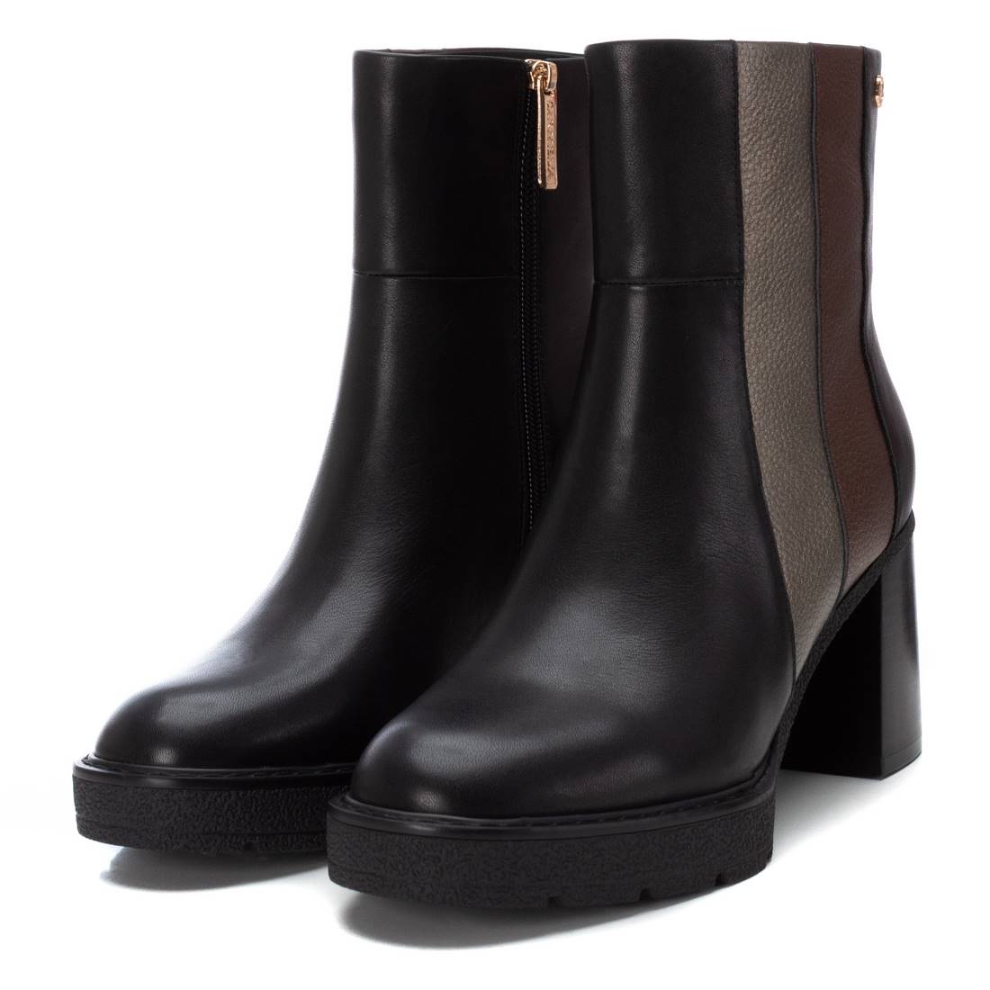 Carmela 16186401 bottine noire cuir talon 7 cm